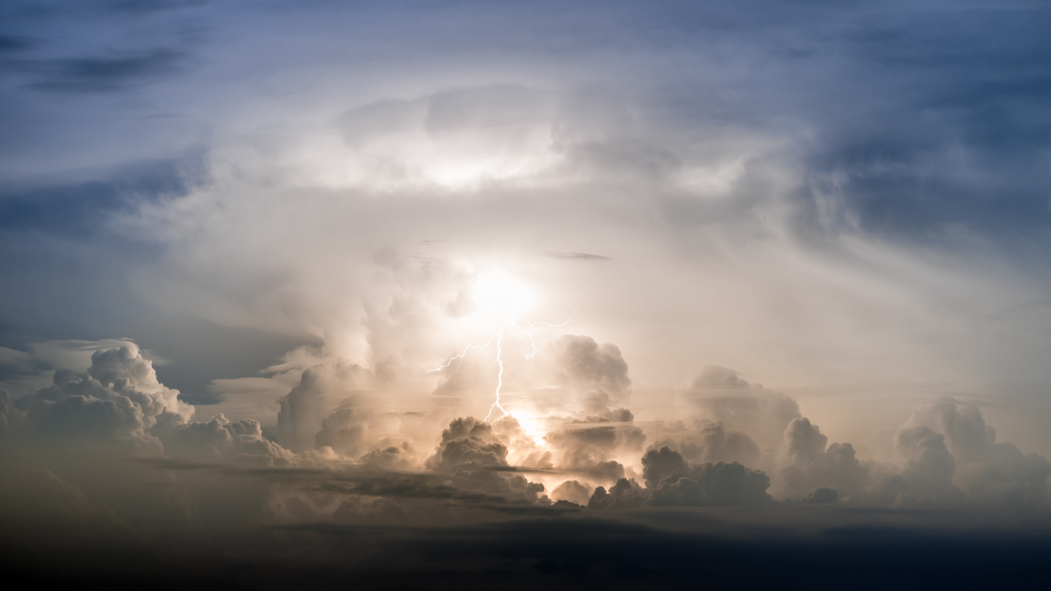 Sony a7S II + Sony FE 90mm F2.8 Macro G OSS sample photo. Distant lightning photography