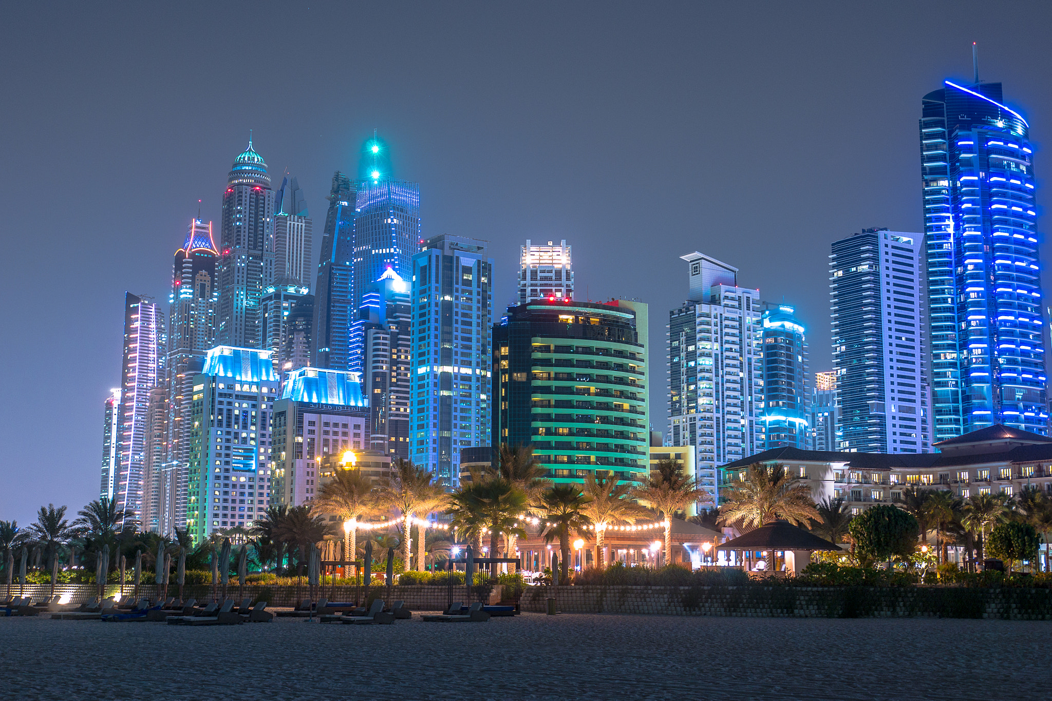 Panasonic Lumix DMC-GX7 sample photo. Dubai nights photography