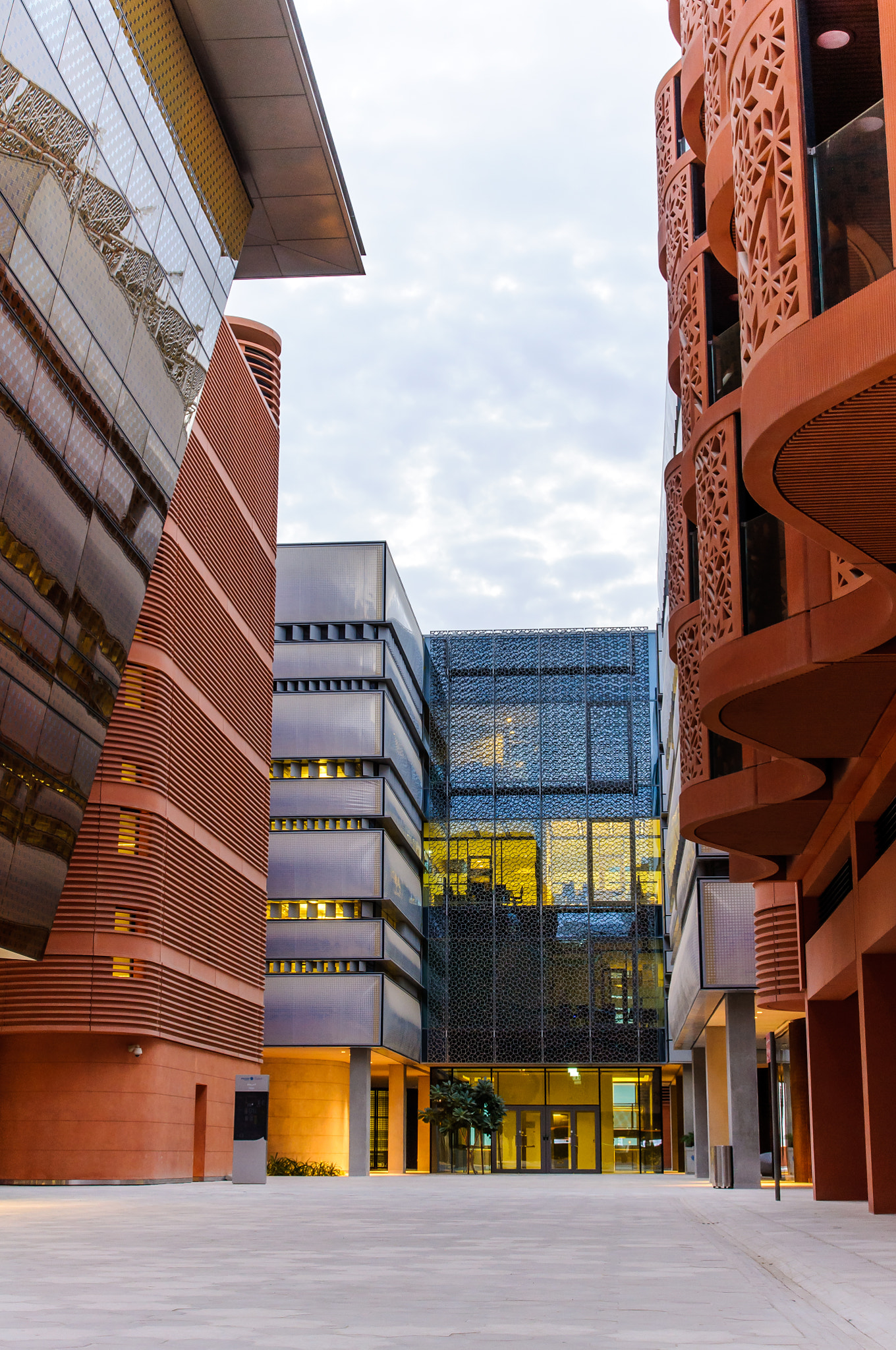 AF Zoom-Nikkor 28-80mm f/3.3-5.6G sample photo. Masdar city buildings photography