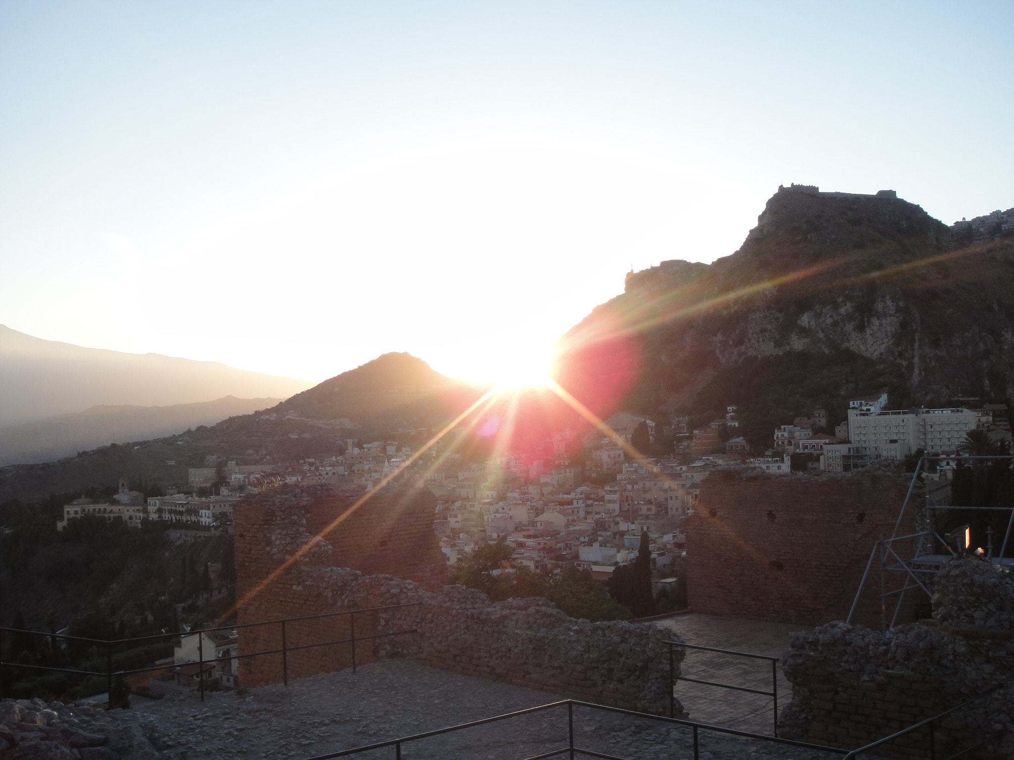 Sony DSC-TX1 sample photo. Ancient theatre of taormina - sicilia photography