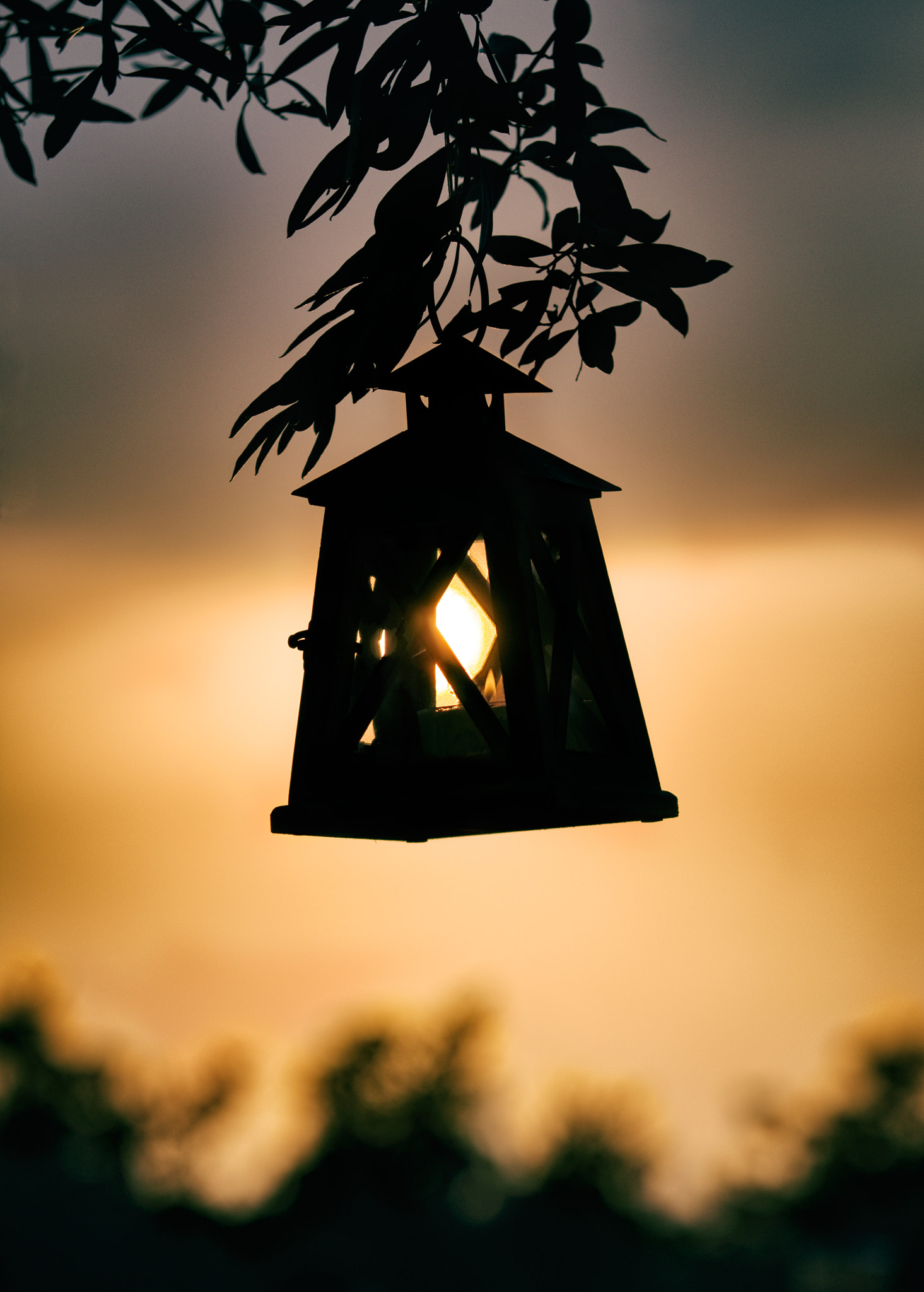 Pentax K-5 II sample photo. Lamp sunset photography