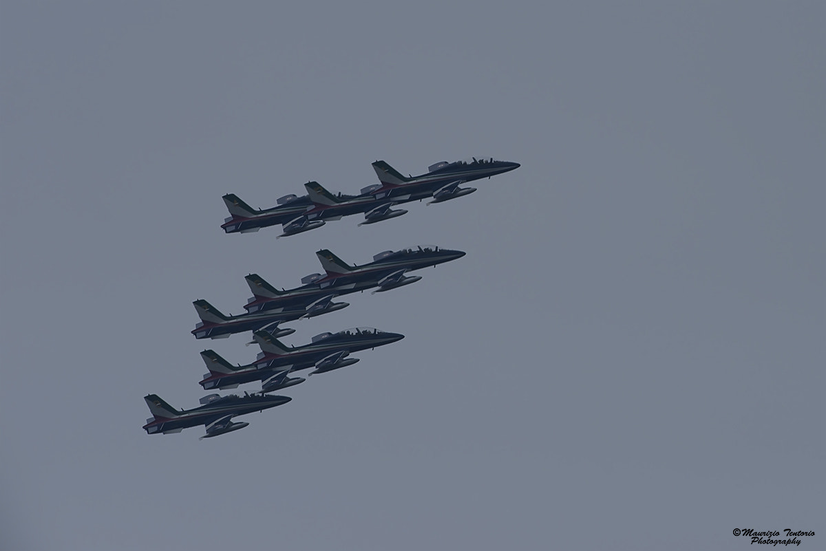 Nikon AF-S Nikkor 300mm F2.8G ED VR II sample photo. Frecce tricolori photography