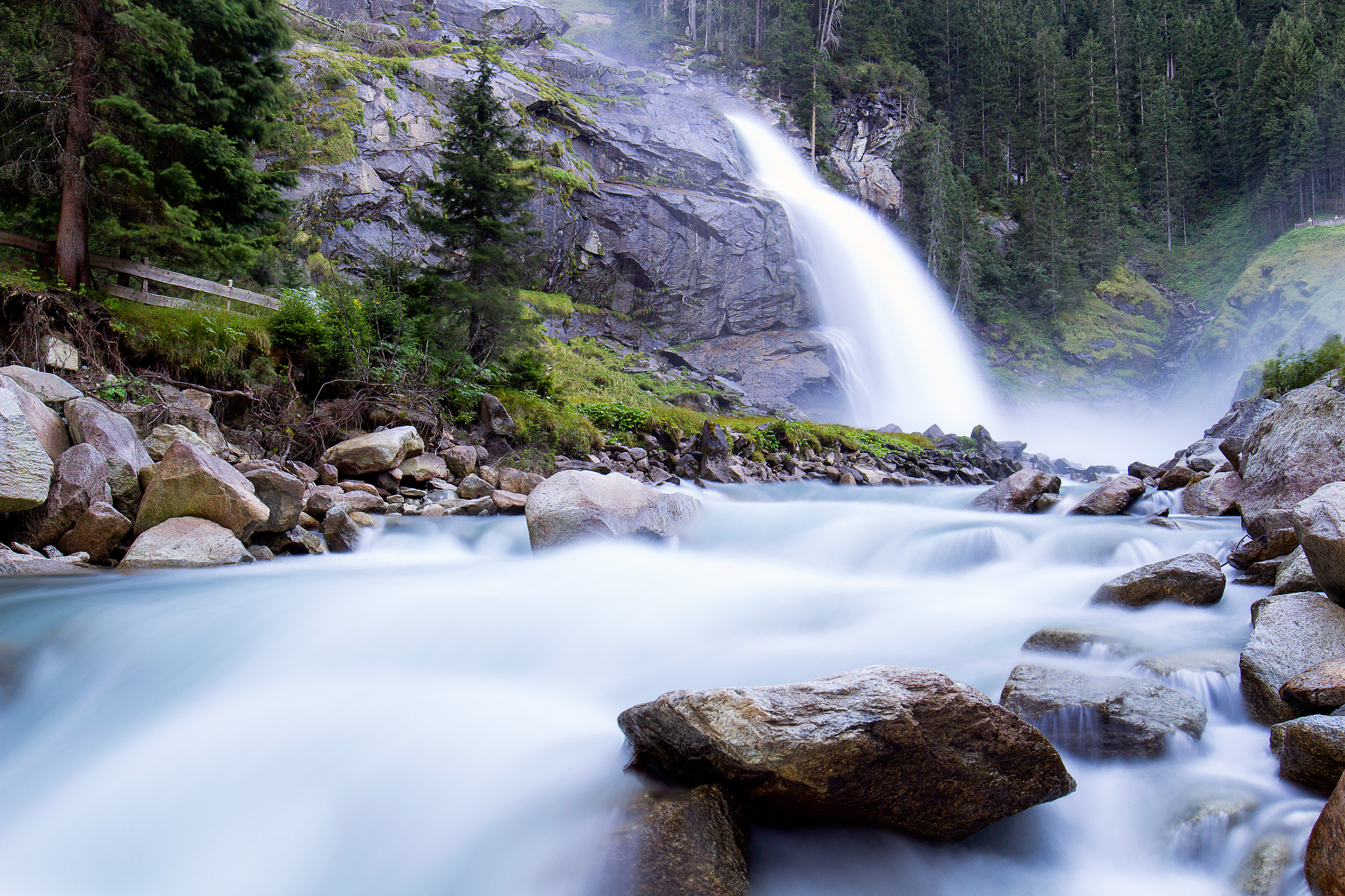 Canon EOS 700D (EOS Rebel T5i / EOS Kiss X7i) + Canon EF 16-35mm F4L IS USM sample photo. The krimml waterfalls, salzburg, austria photography