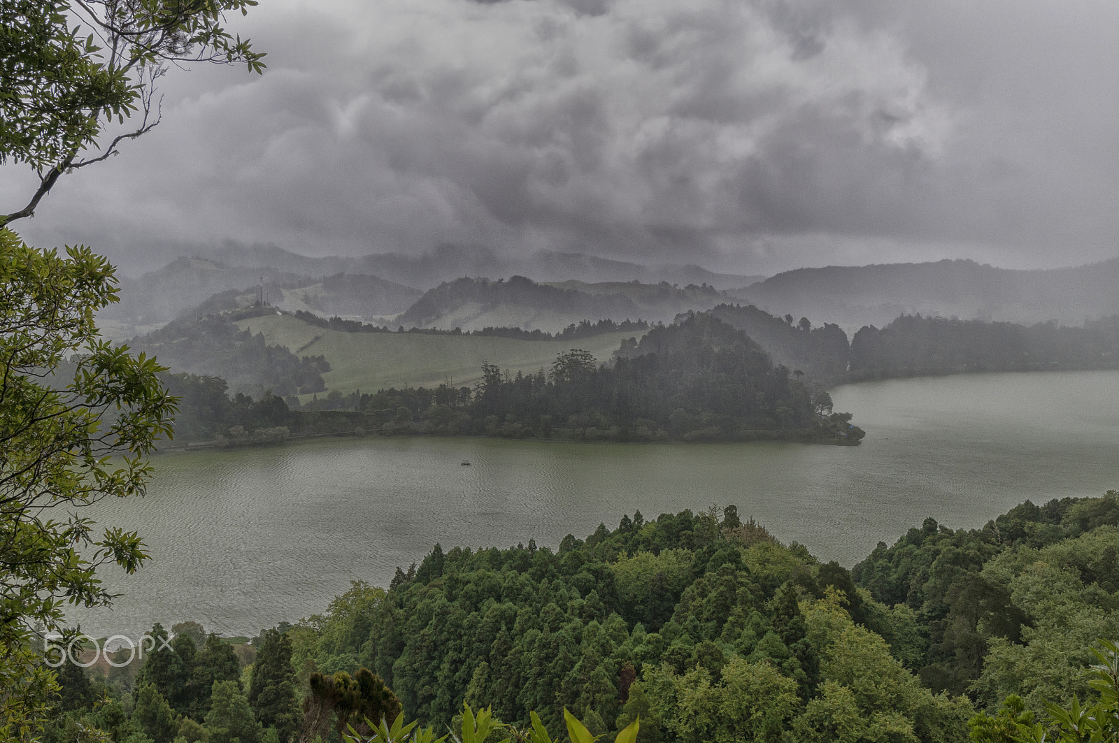 Nikon AF-S Nikkor 14-24mm F2.8G ED sample photo. Furnas lagoon, s. miguel, azores, portugal photography