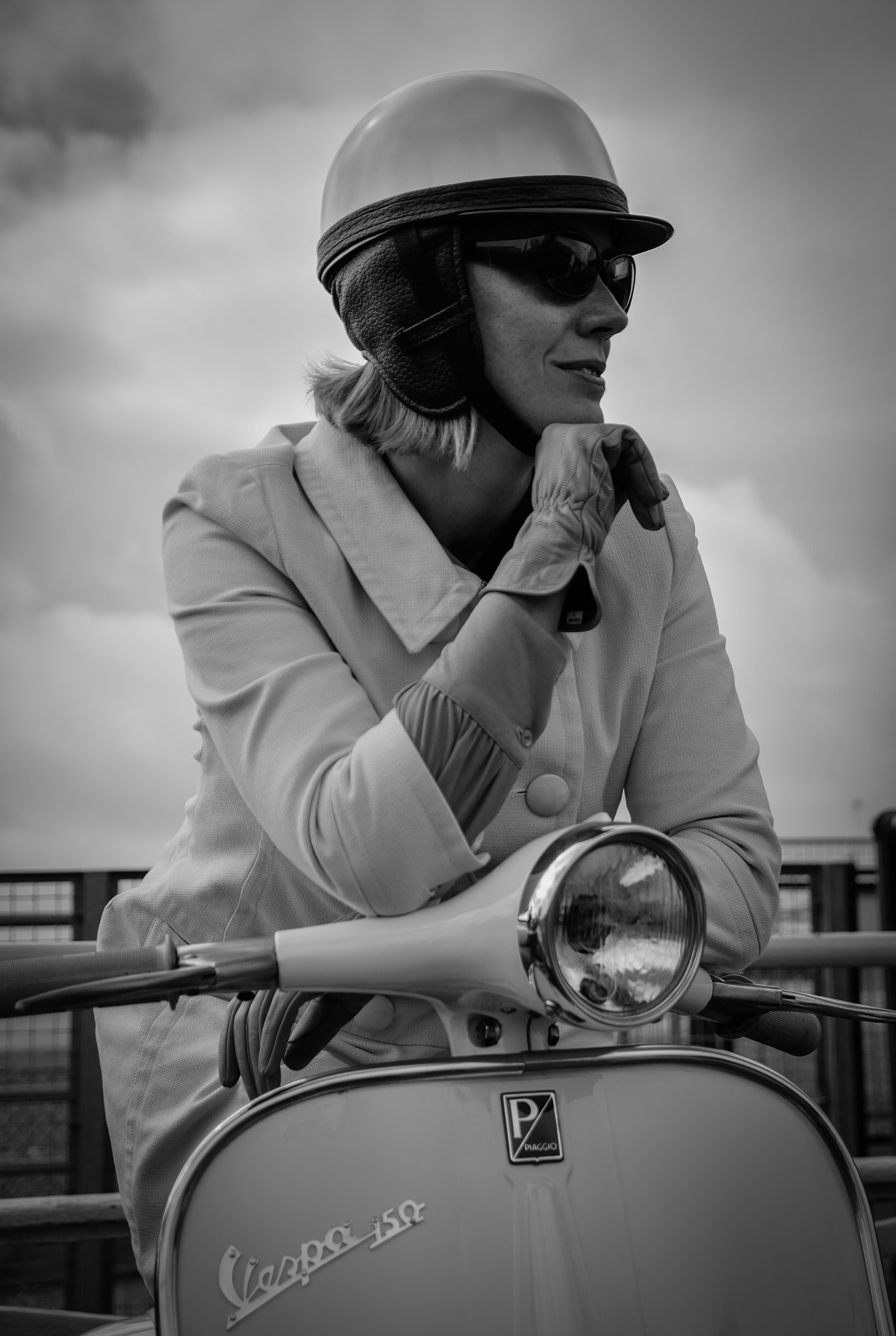 Sigma 17-70mm F2.8-4 DC Macro OS HSM sample photo. Scooter lady photography
