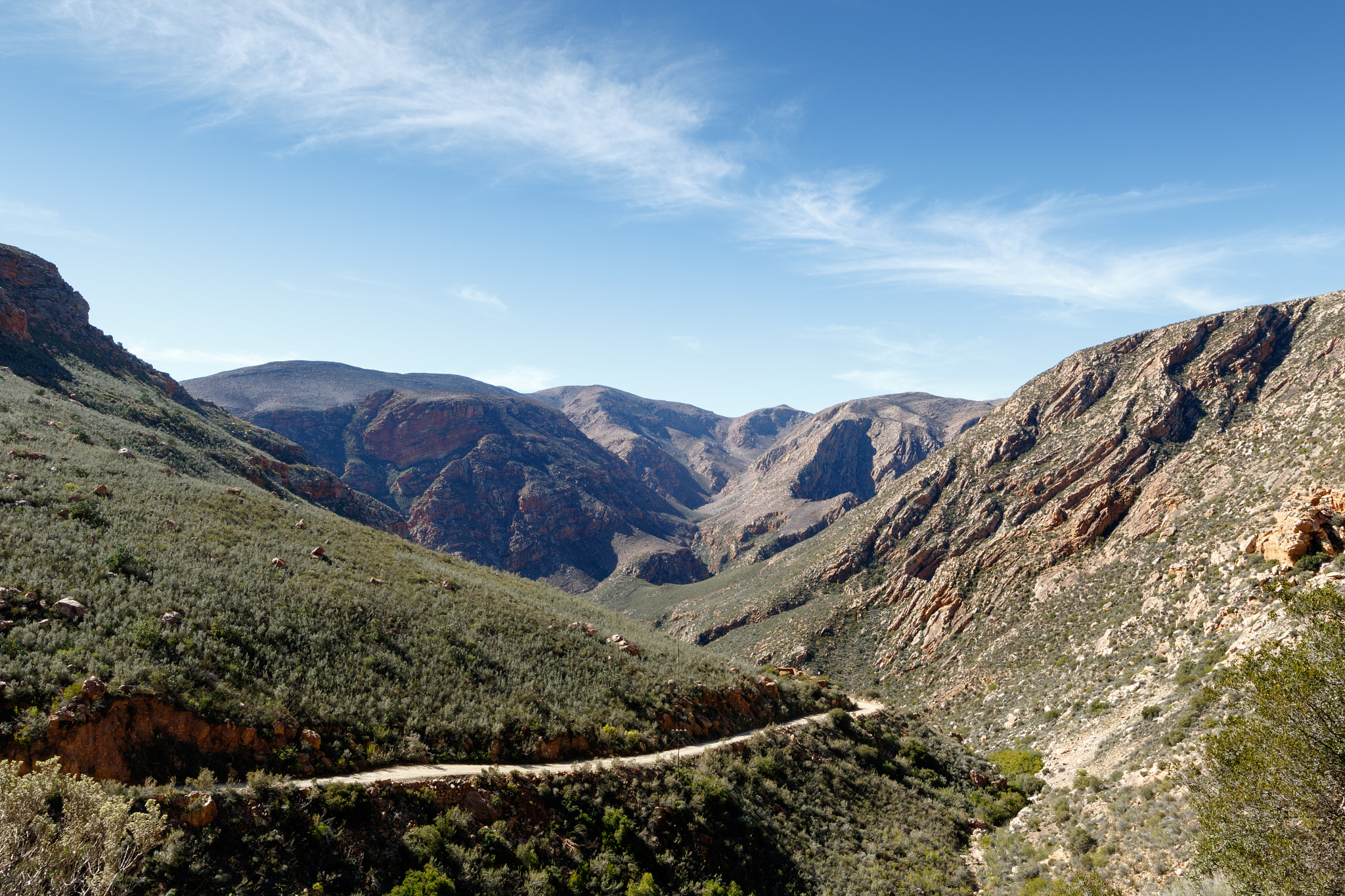 Canon EOS 7D Mark II + Canon EF 300mm f/2.8L sample photo. Leads to the road - swartberg nature reserve photography