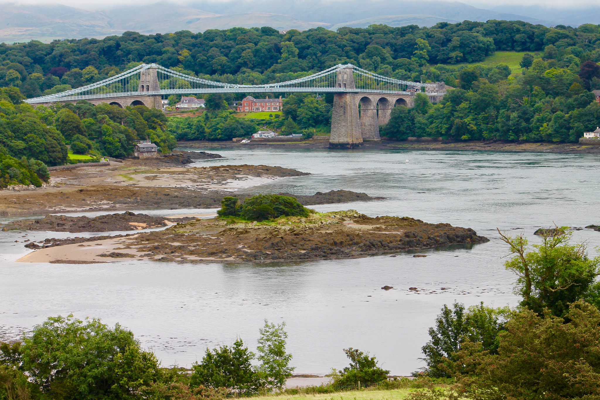 Canon EF75-300mm f/4-5.6 sample photo. John telfords meni suspension bridge completed in 1826 photography