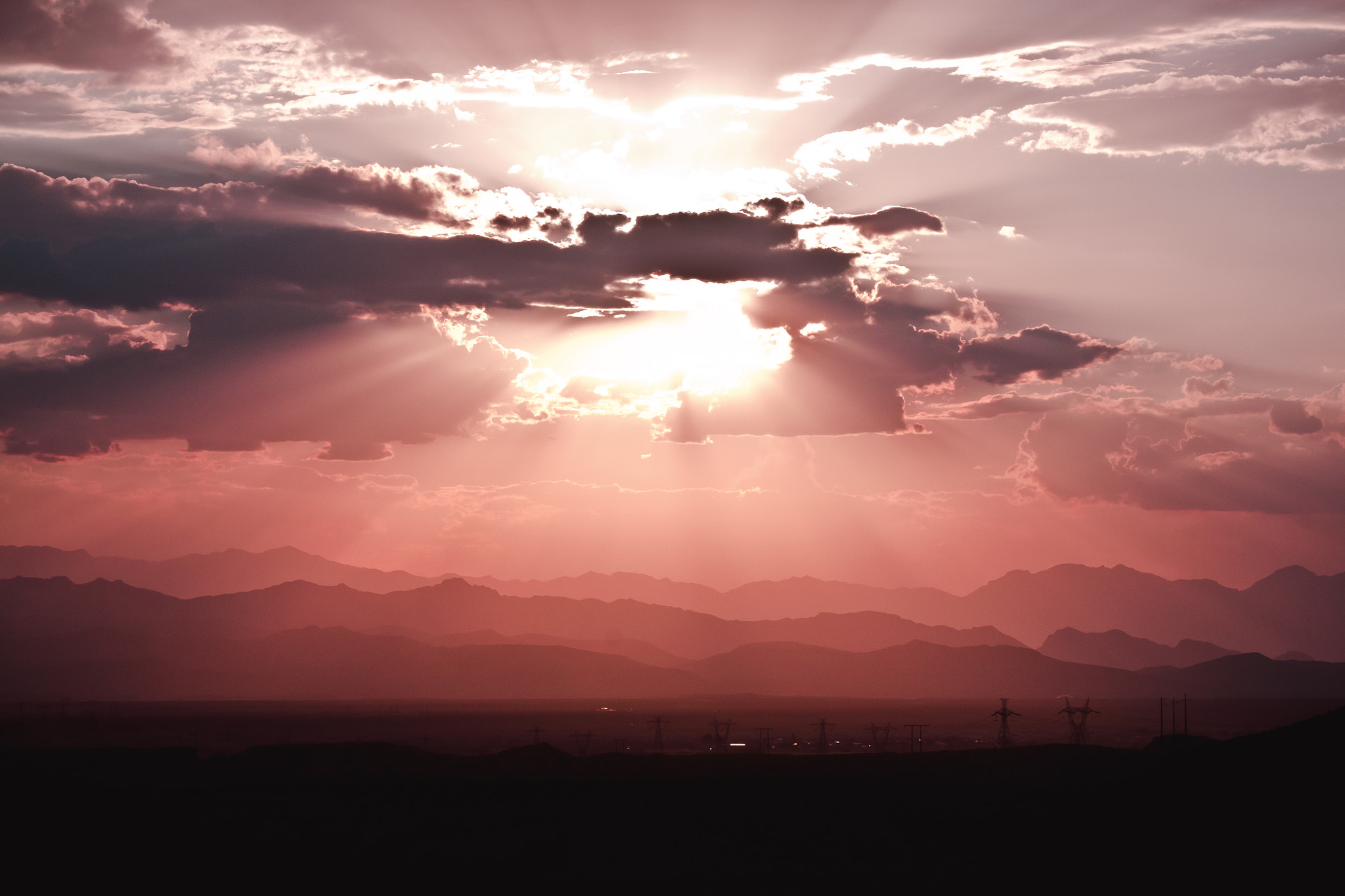 Canon EF 28-135mm F3.5-5.6 IS USM sample photo. Sundown nevada photography