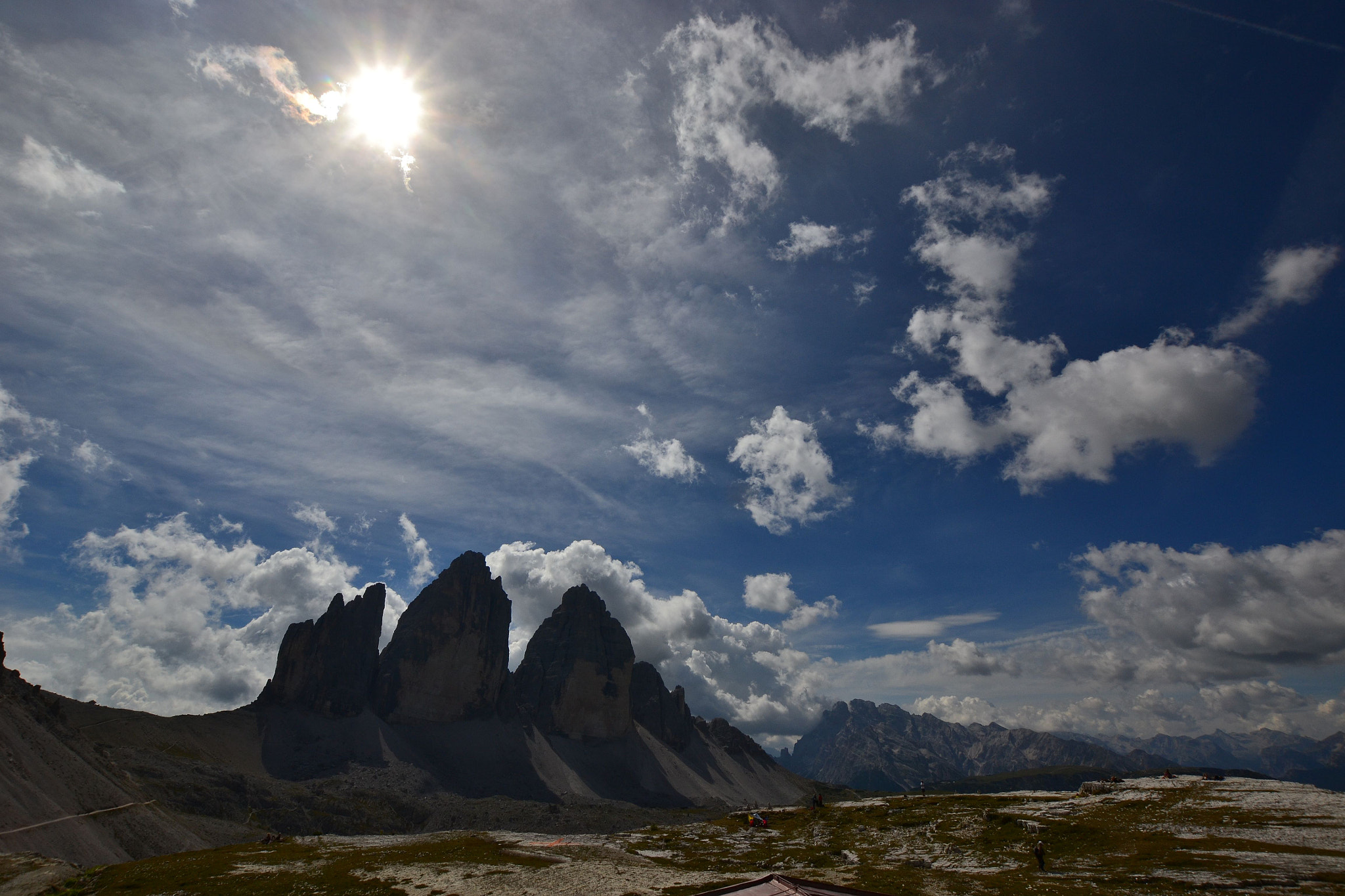 Nikon D3100 + Sigma 10-20mm F3.5 EX DC HSM sample photo. Tre cime di lavaredo photography