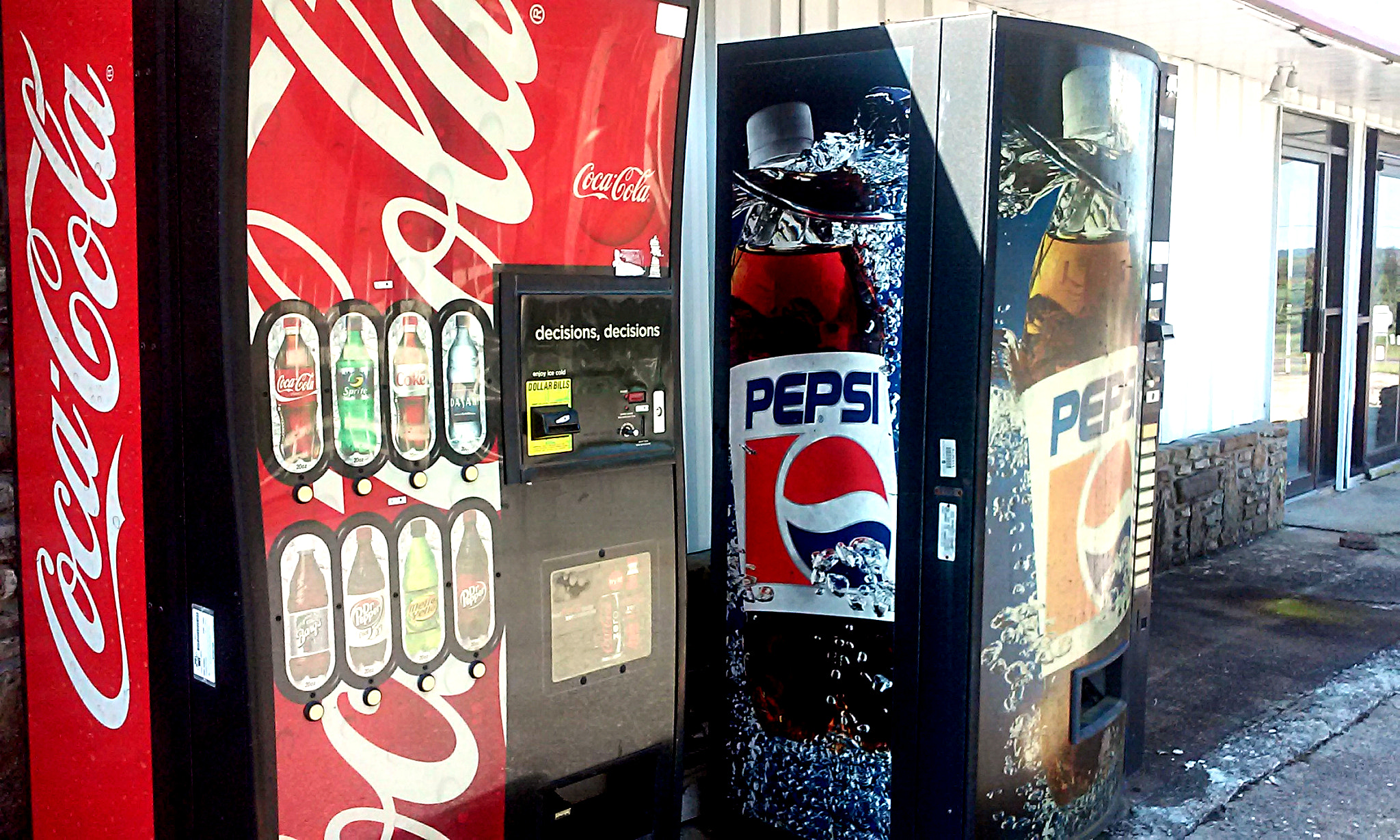 LG L70 CDMA sample photo. Vending machines photography