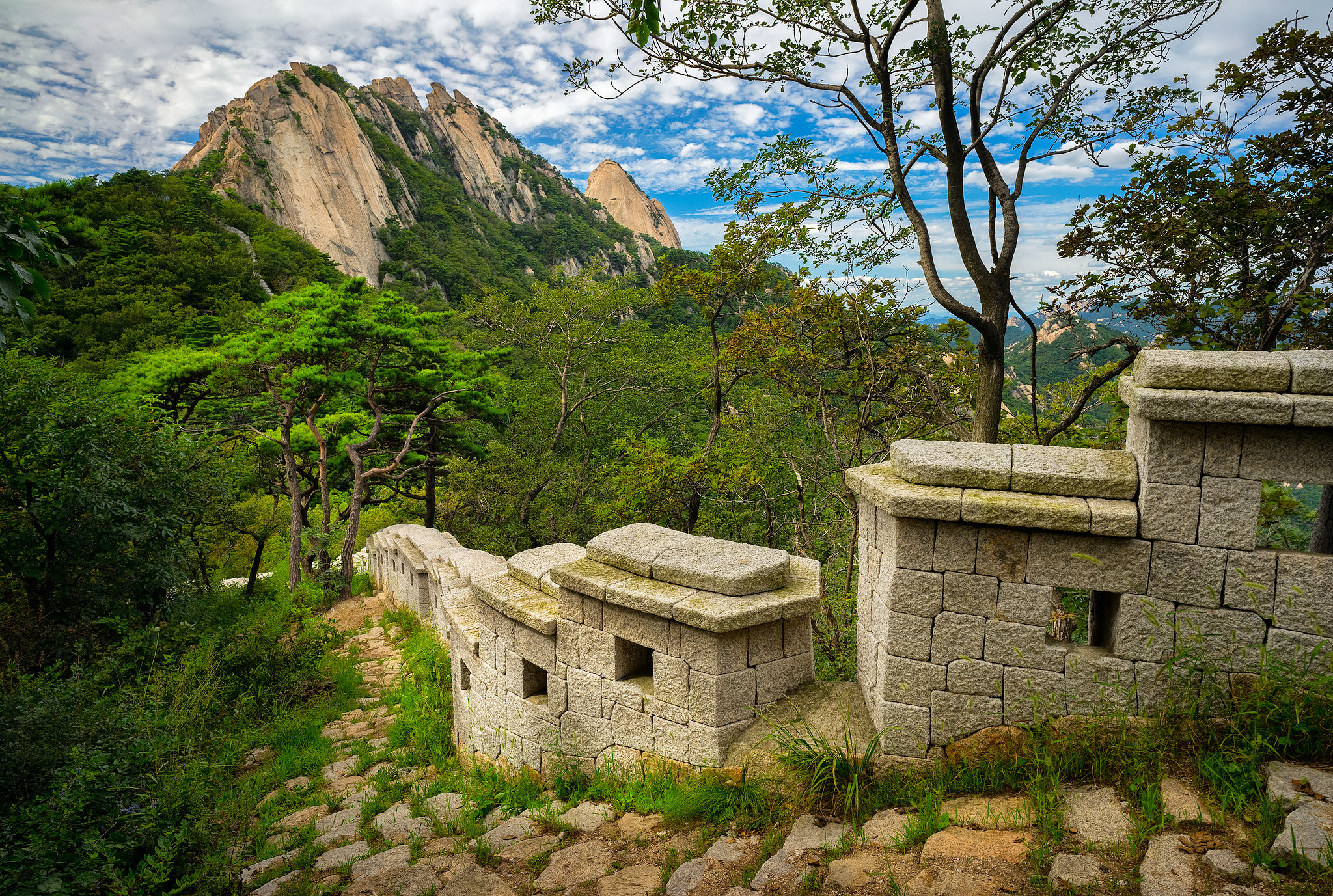 E 21mm F2.8 sample photo. 만경대 리지 (mangyeong ridge) photography