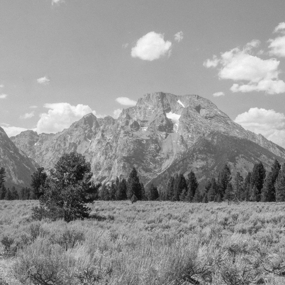 Panasonic Lumix DMC-GX1 sample photo. Mt. moran, grand teton national park photography