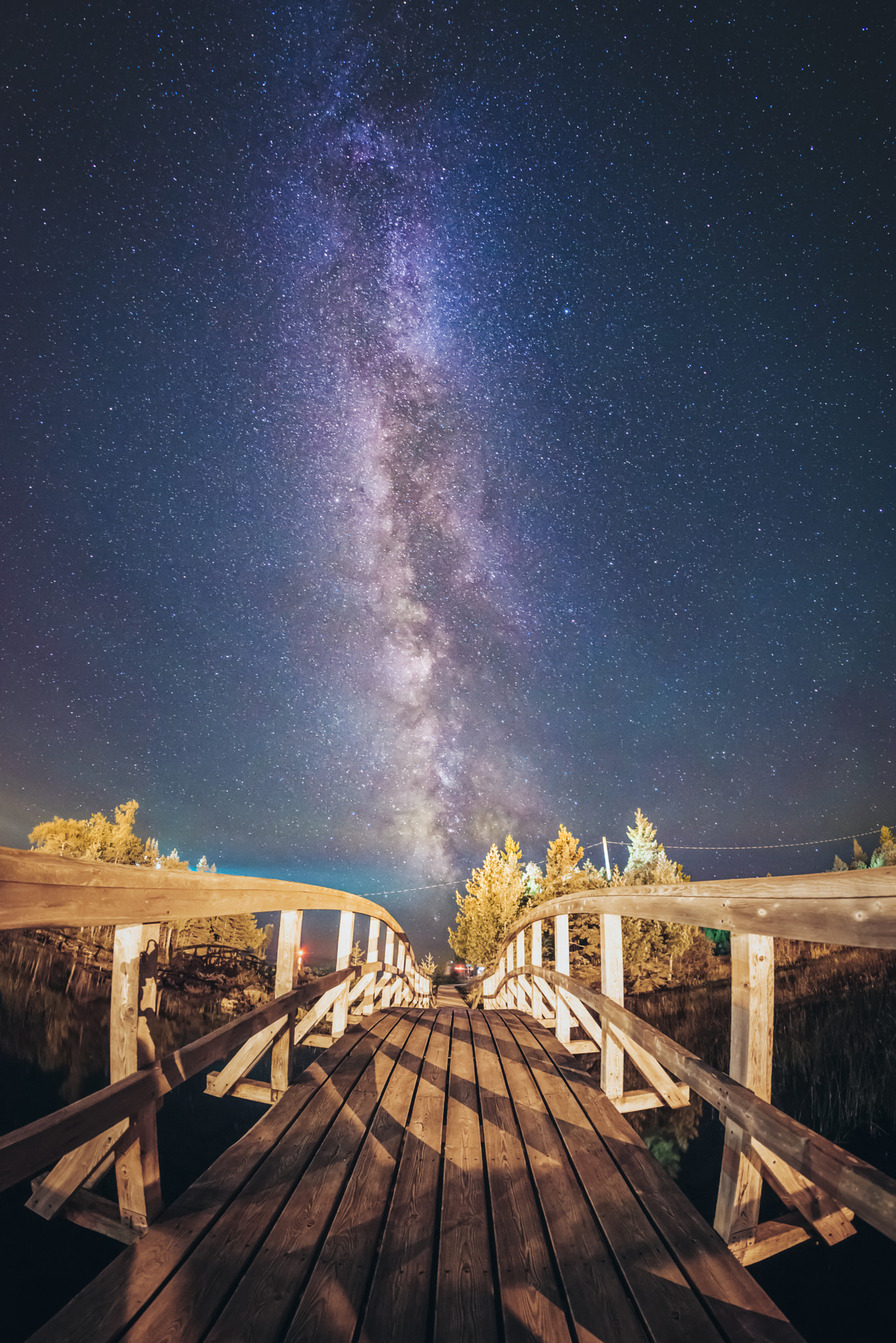 Samyang 12mm F2.8 ED AS NCS Fisheye sample photo. Bridge to galaxy photography