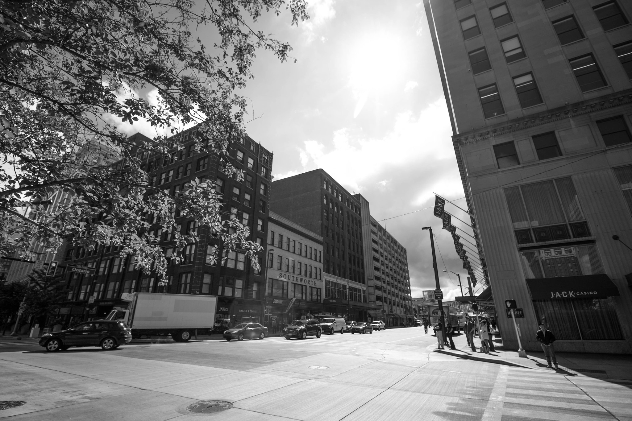 Canon EOS 1100D (EOS Rebel T3 / EOS Kiss X50) sample photo. Downtown cleveland photography