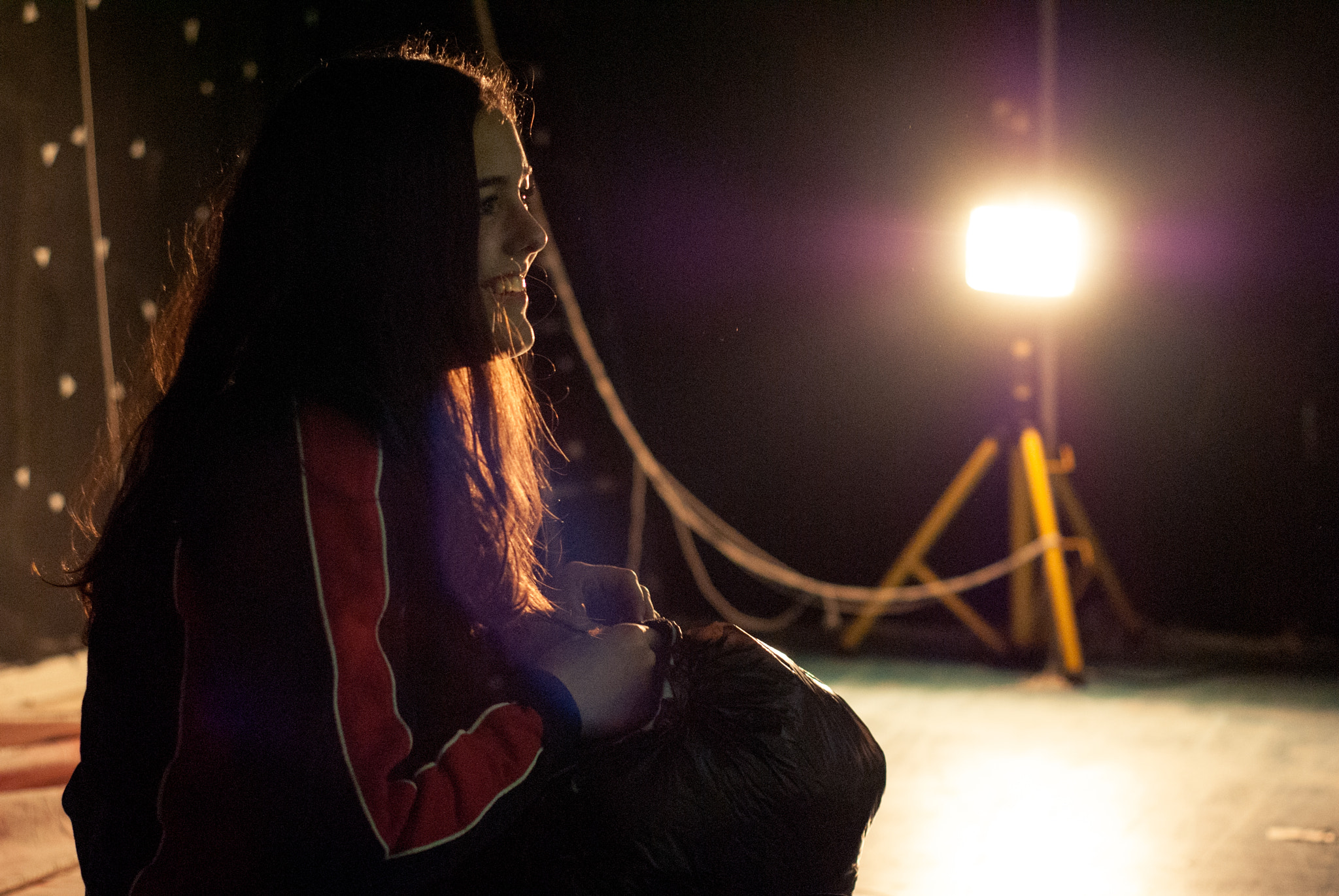 Nikon D3000 + Nikon AF Nikkor 50mm F1.8D sample photo. Happy in the dark photography