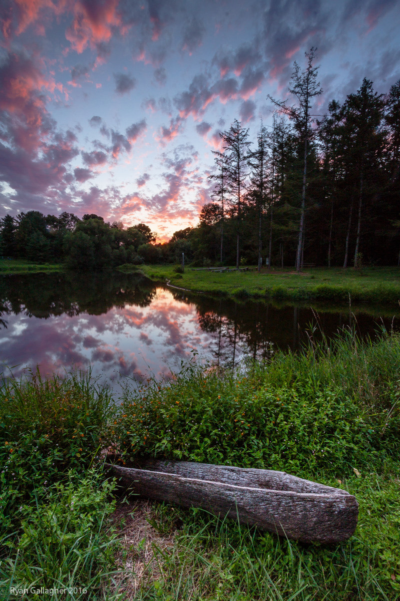 Canon EOS 500D (EOS Rebel T1i / EOS Kiss X3) sample photo. Sunset at camp kirchenwald photography
