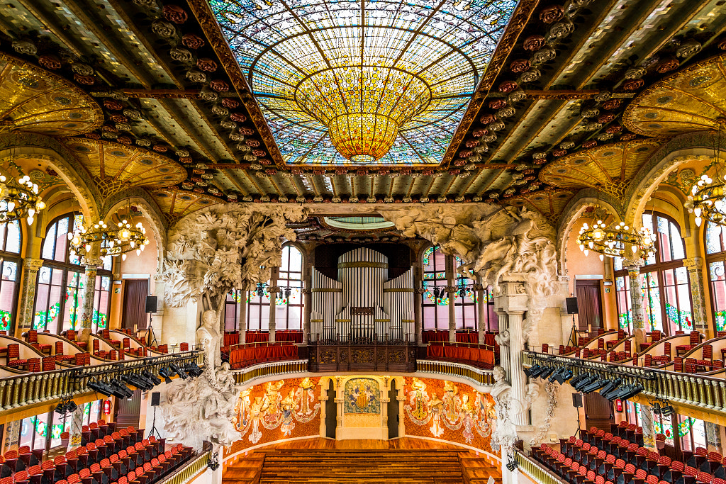Palace of Catalan Music, Barcelona by Onder Guven on 500px.com