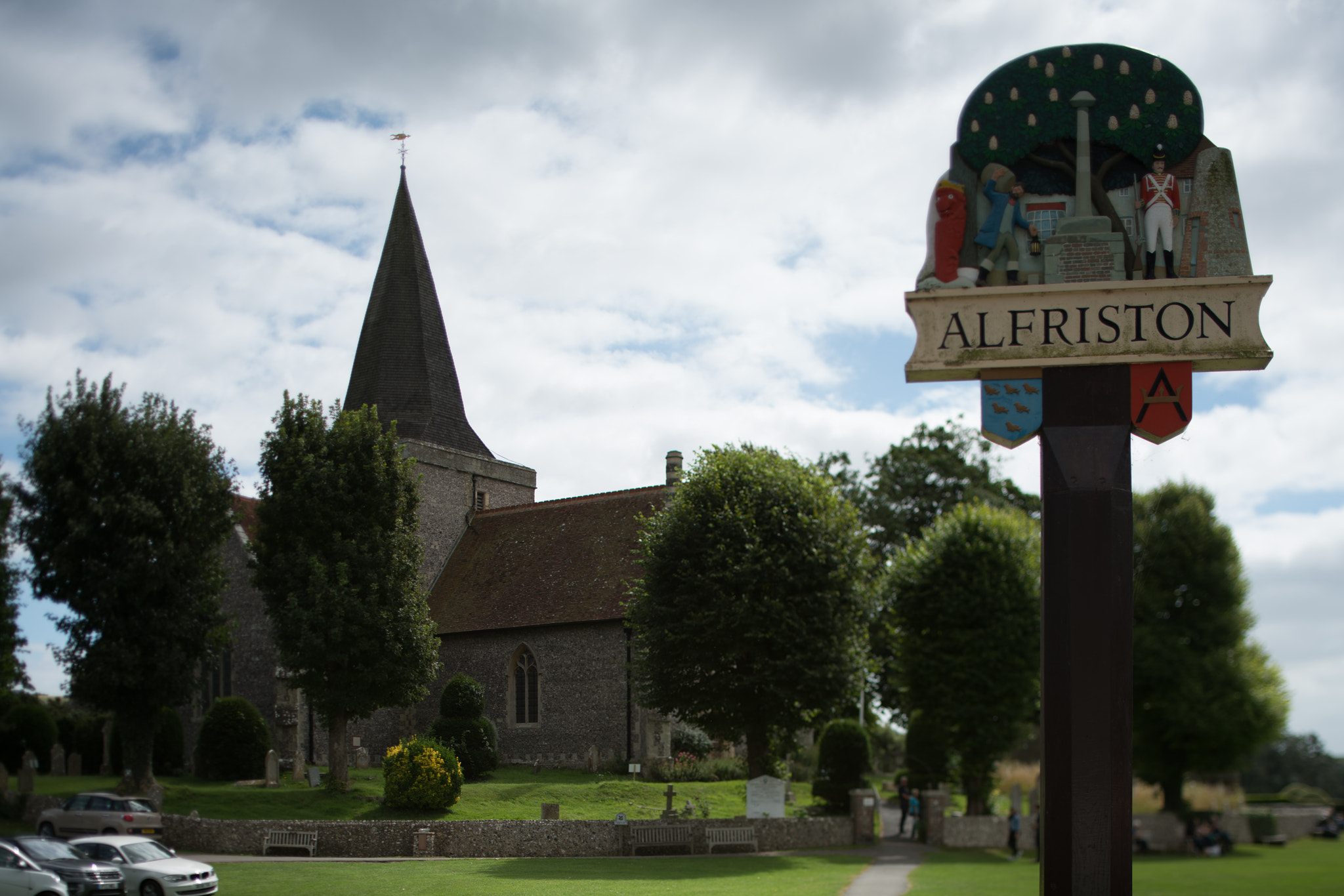 Sigma 45mm F2.8 DG DN Contemporary sample photo. Alfriston church photography