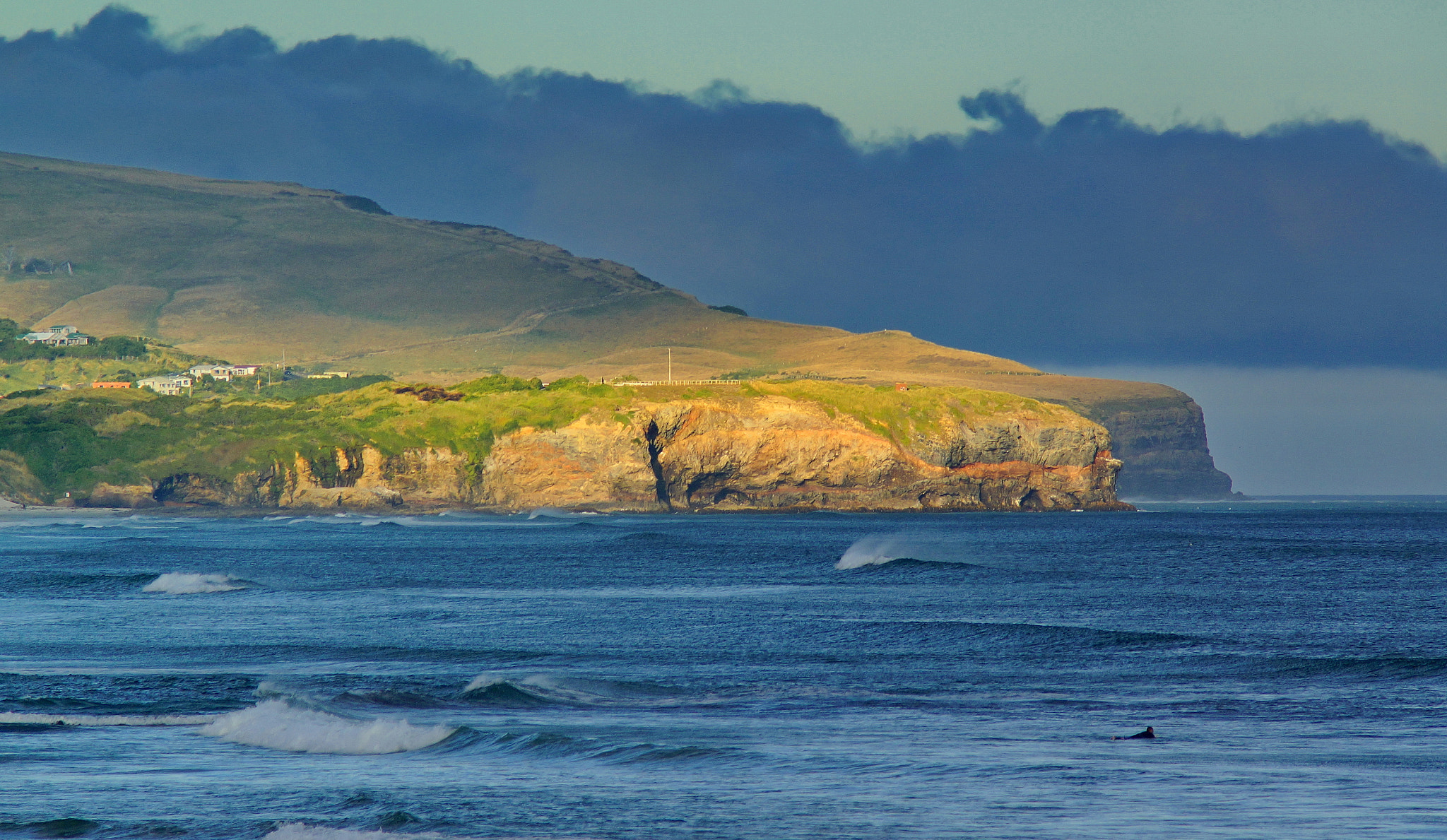 Minolta AF 70-210mm F4 Macro sample photo. Sunset  at st kilda, dunedin. photography