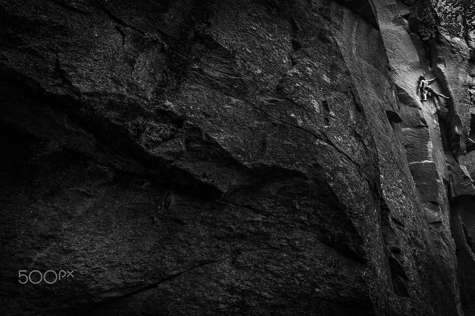 Nikon D4 sample photo. Crack climbing photography