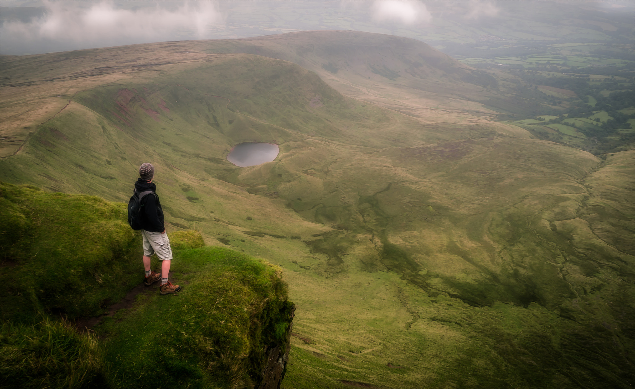 Panasonic Lumix DMC-GX1 sample photo. The view over cwm llwch photography