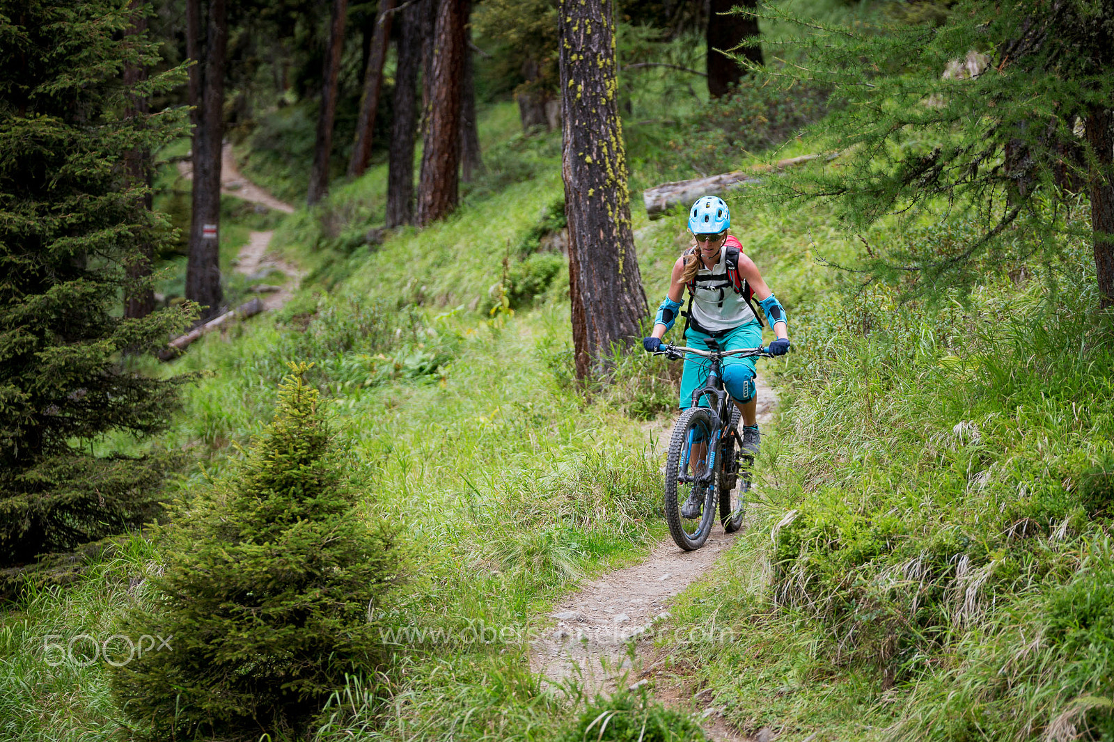 Sony a99 II + Tamron SP 70-200mm F2.8 Di VC USD sample photo. Mountain biking in the swiss alps #6 photography