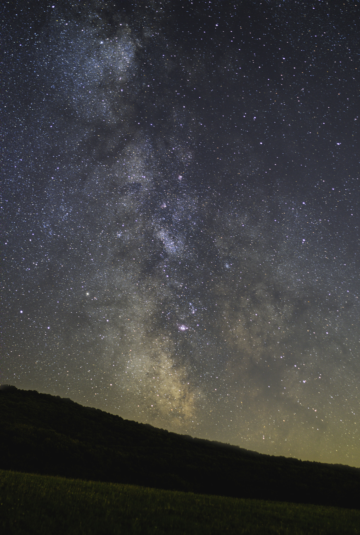 Pentax K-3 II sample photo. Milky way slovakia photography