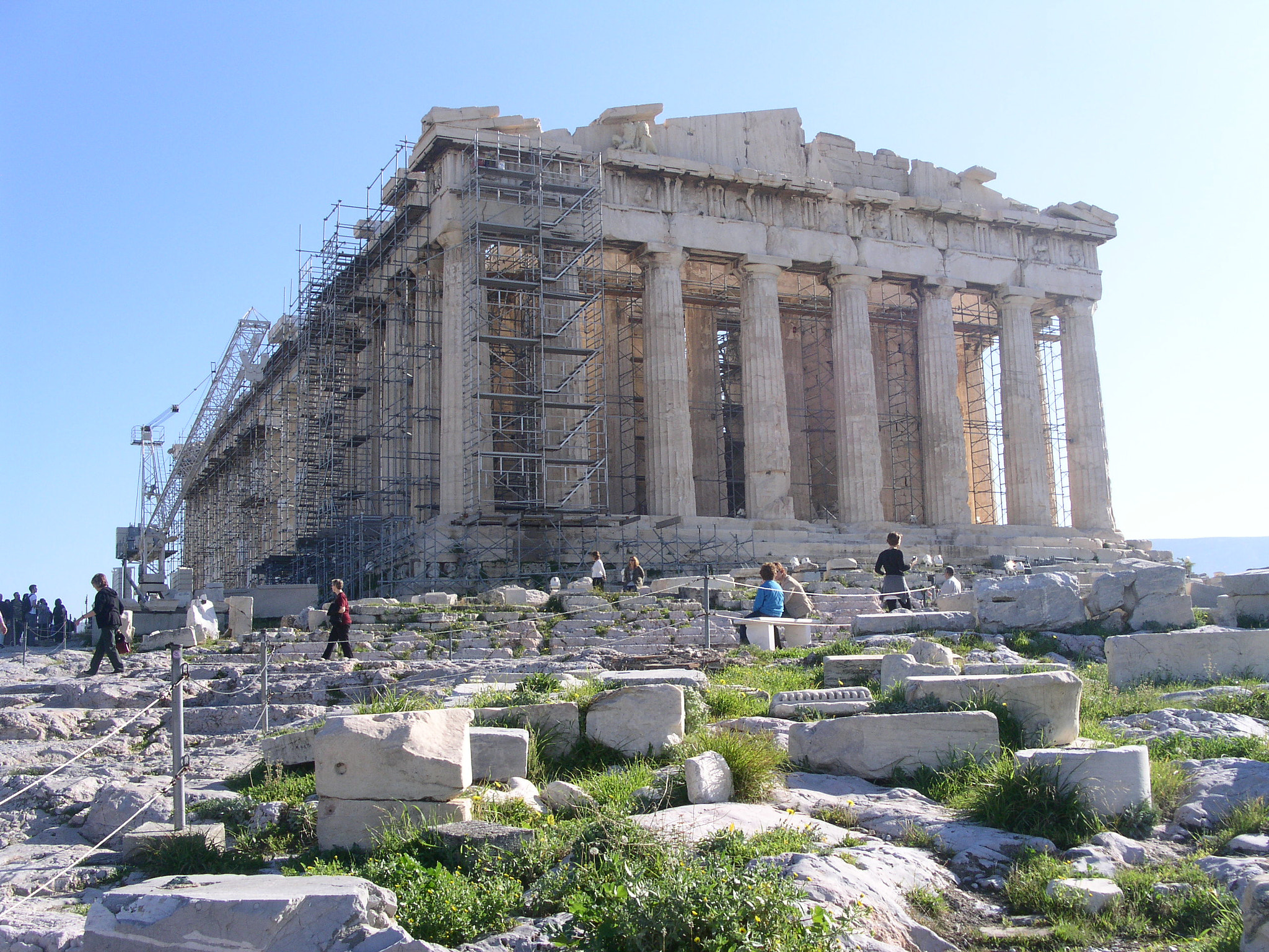 KONICA MINOLTA DiMAGE F300 sample photo. Parthenon photography