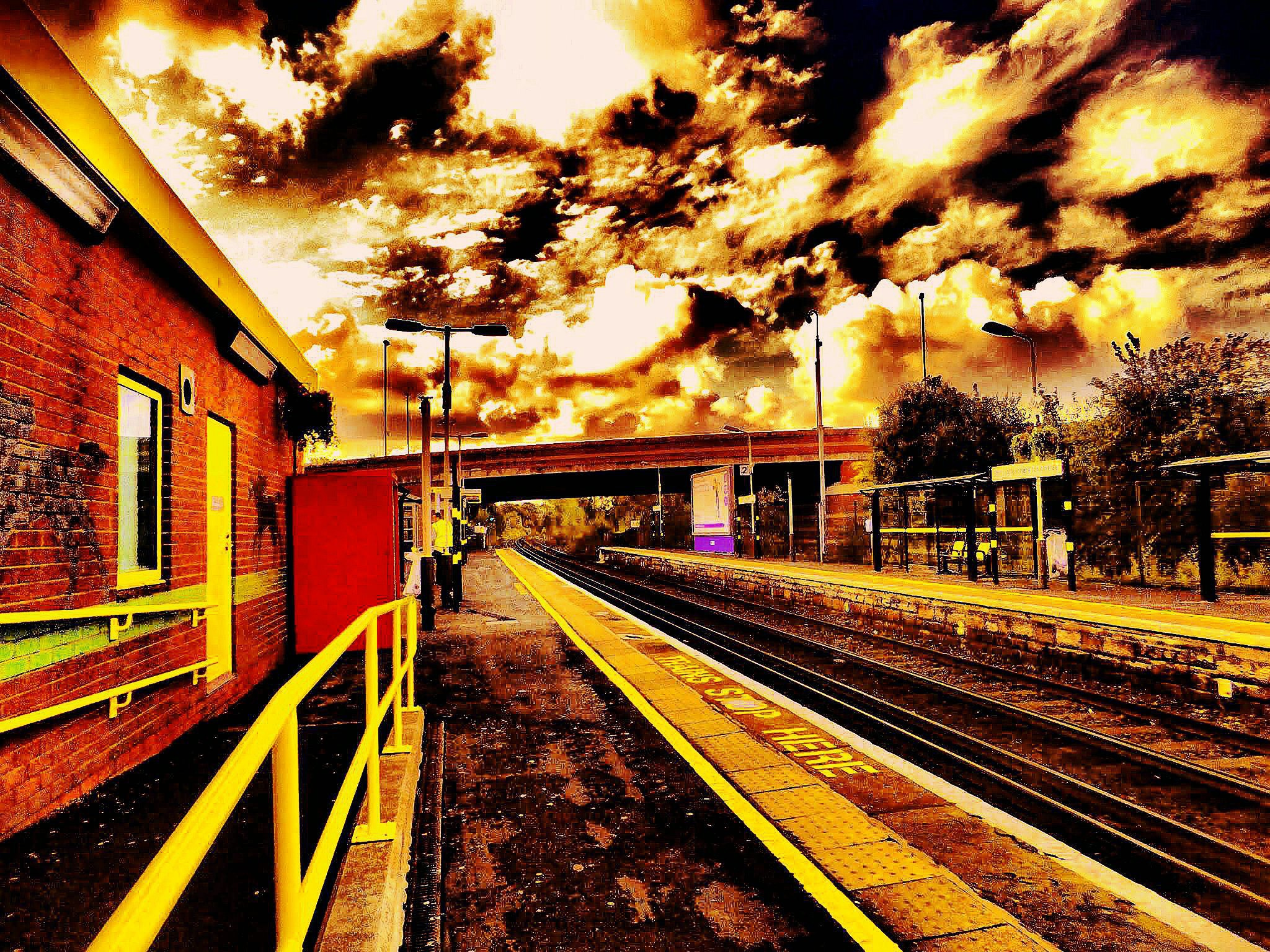 Fujifilm FinePix F660EXR sample photo. This is aintree station  liverpool photography