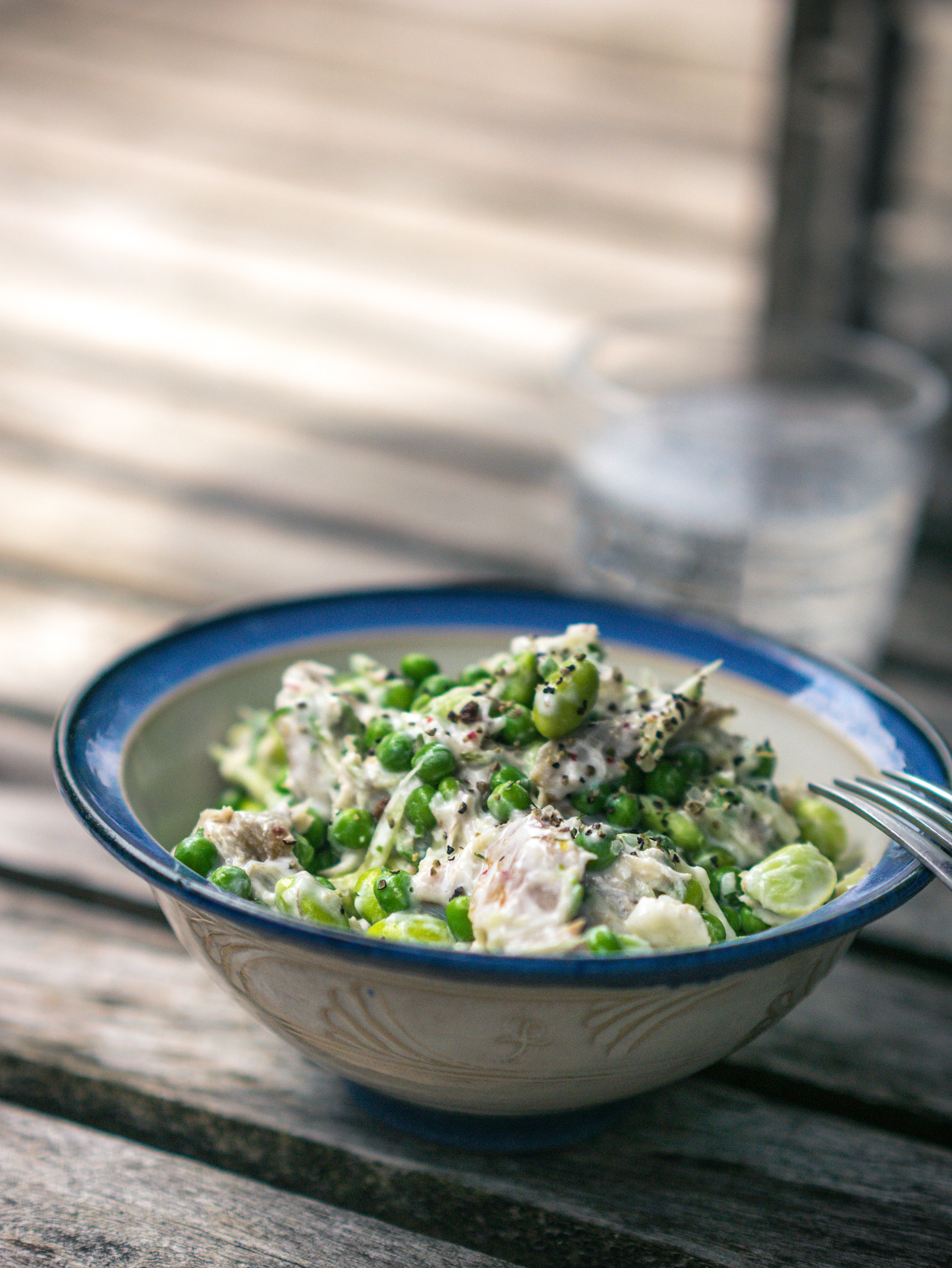 Panasonic Lumix DMC-GM1 + Olympus M.Zuiko Digital 45mm F1.8 sample photo. Mackerel salad photography