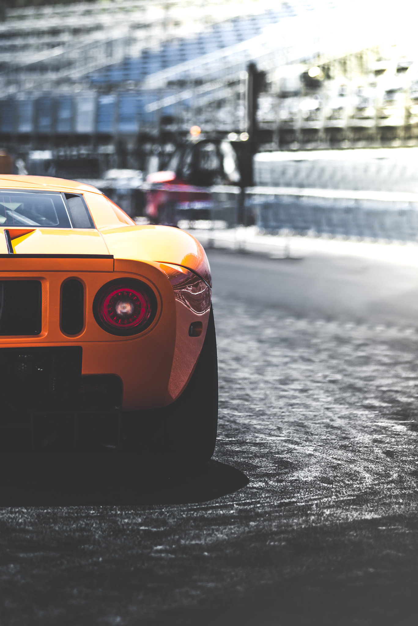 AF Zoom-Nikkor 80-200mm f/2.8 ED sample photo. Ford gt in monaco harbour photography