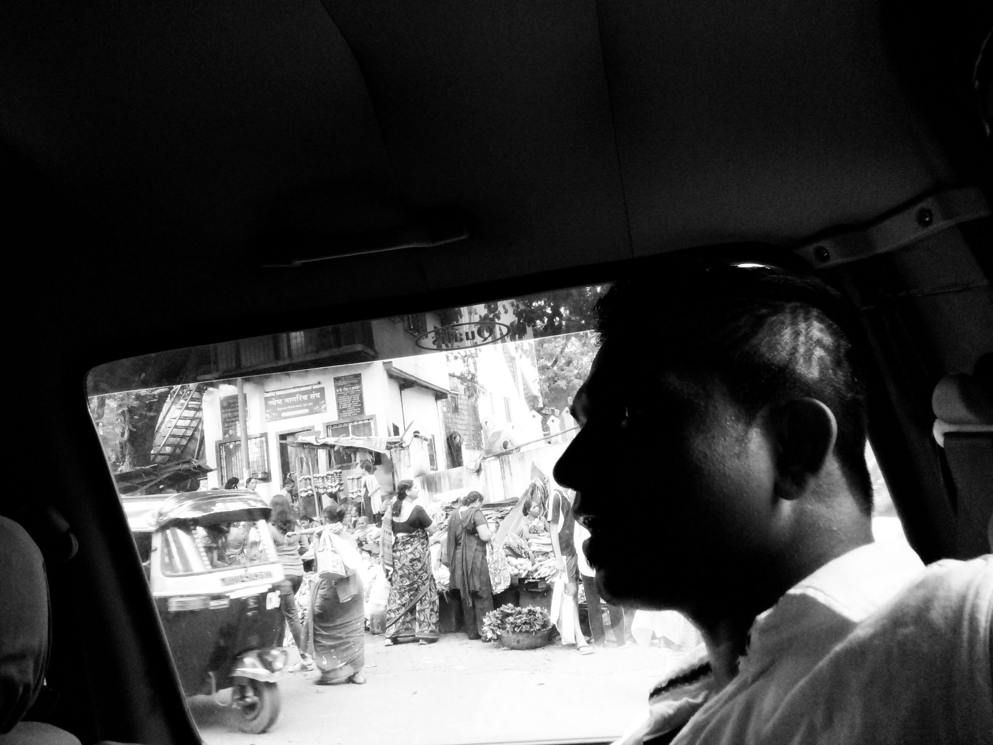 OPPO 1201 sample photo. A man in the car.. photography