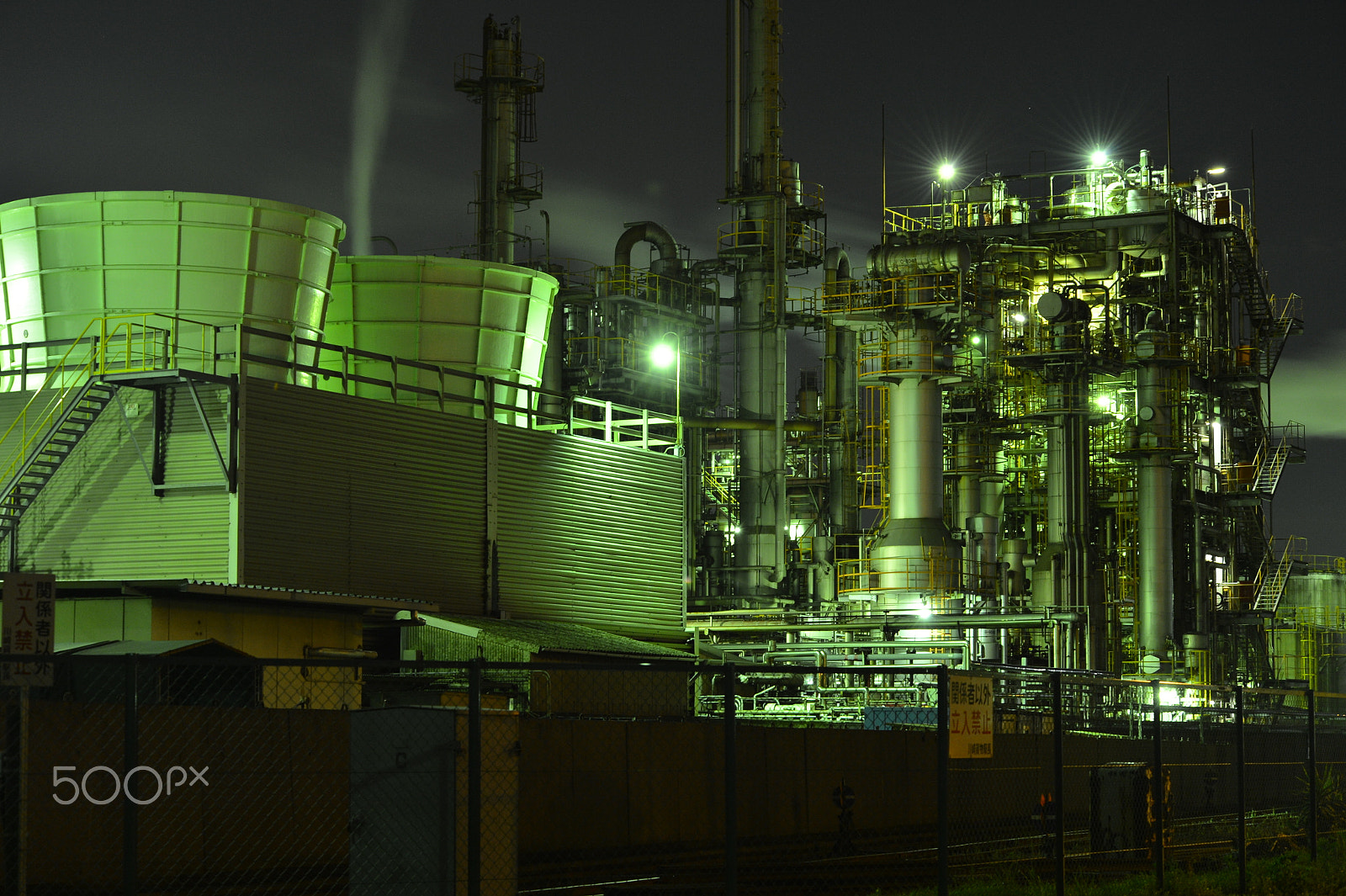 Nikon D4 sample photo. Kawasaki industrial area (252) photography