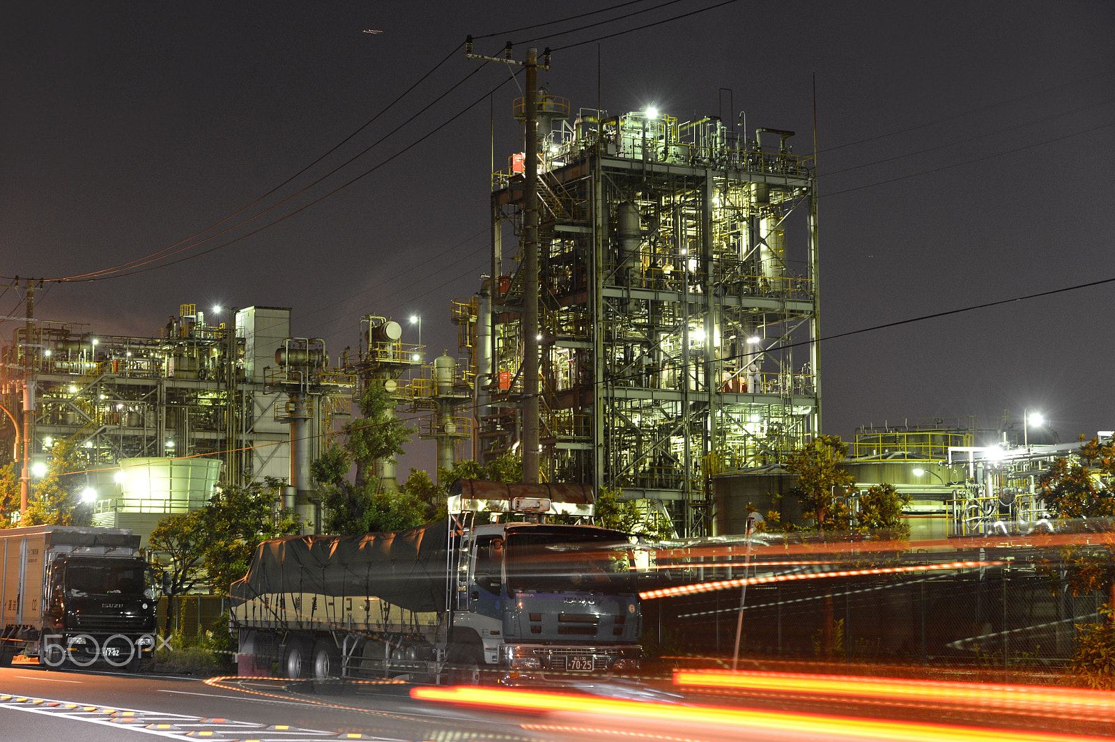 Nikon D4 sample photo. Kawasaki industrial area (388) photography