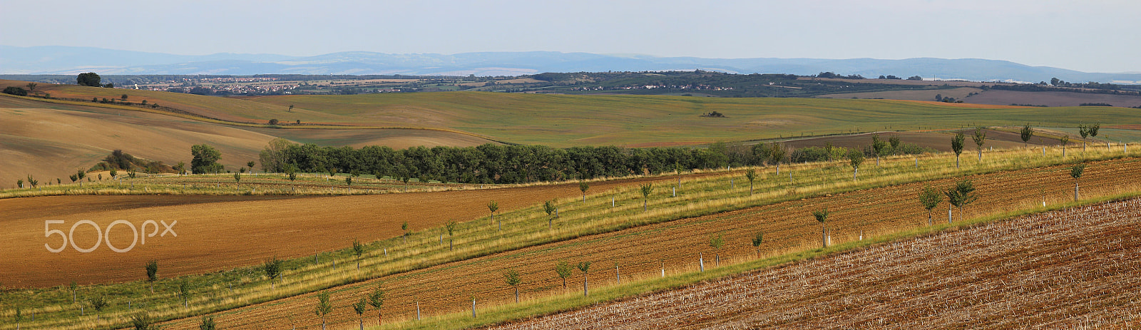 Sigma 105mm F2.8 EX DG Macro sample photo. Panorama look at the landscape from the Šardice mi photography