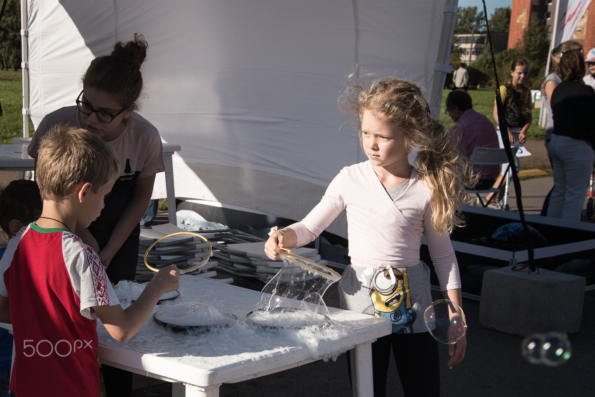 Nikon Df sample photo. Bubbles photography