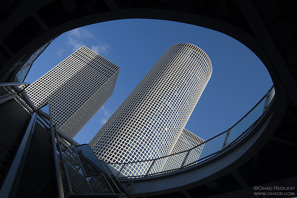 Nikon D600 sample photo. Azrieli skyscrapers 1 photography
