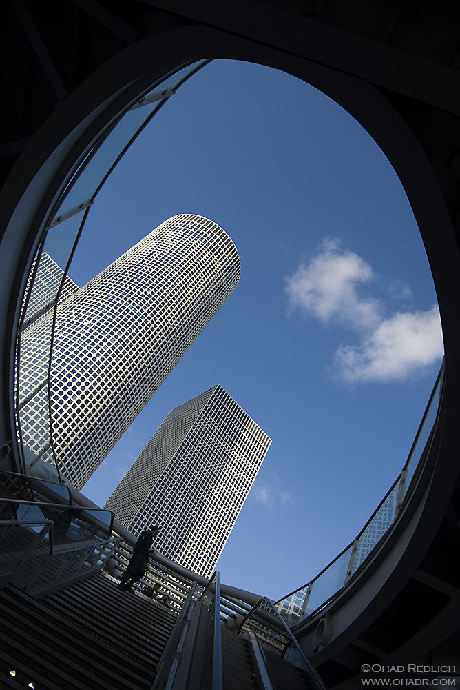 Nikon D600 sample photo. Azrieli skyscrapers 2 photography