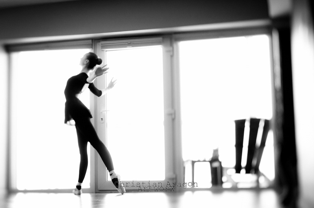 Nikon D300 + Nikon PC-E Nikkor 45mm F2.8D ED Tilt-Shift sample photo. Ballerina photography