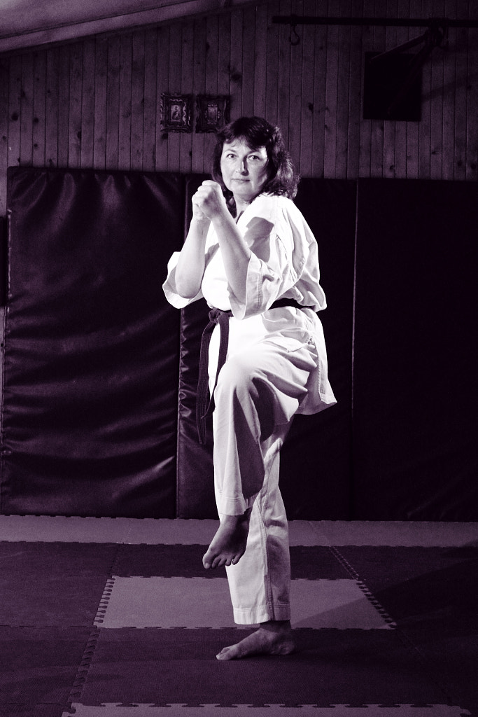 Karate woman, автор — Yaroslav Baran на 500px.com