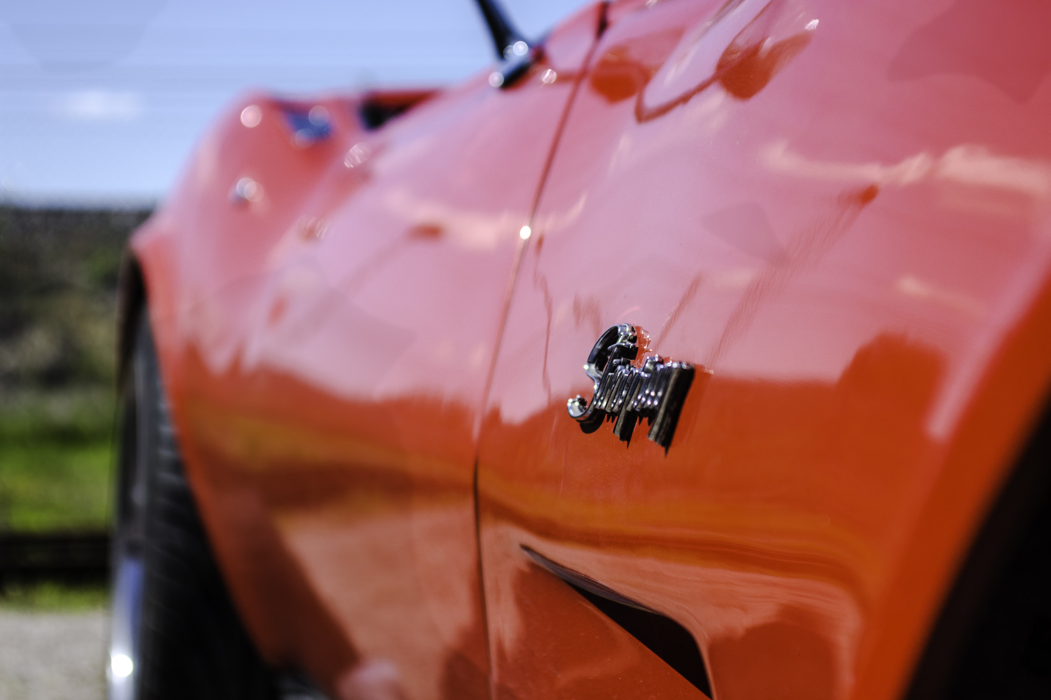 AF Zoom-Nikkor 28-85mm f/3.5-4.5 sample photo. Little red corvette photography