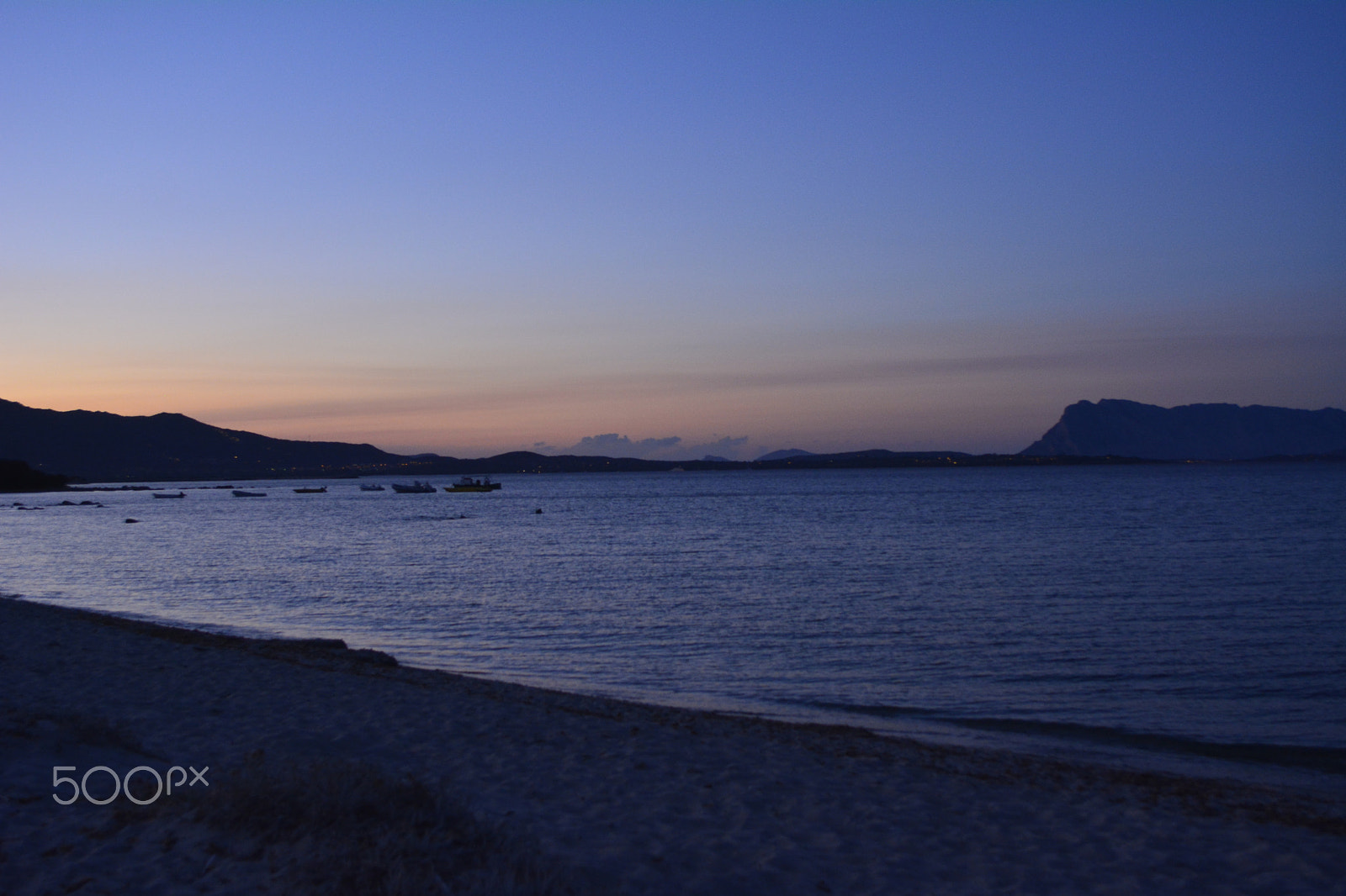 Nikon D7100 + Sigma 28-70mm F2.8 EX sample photo. Tavolara island at sunset photography
