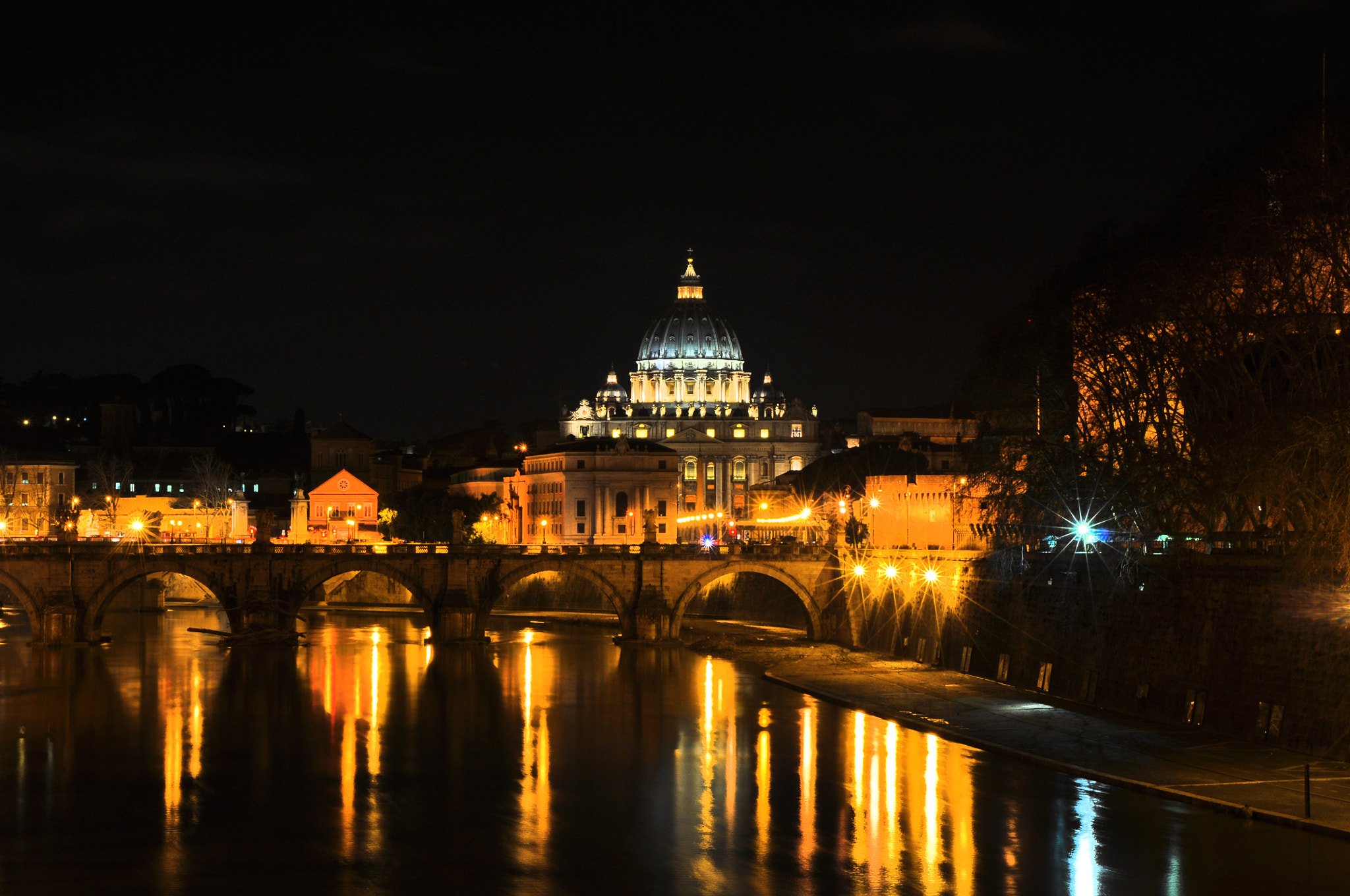 Nikon D90 + AF Zoom-Nikkor 24-120mm f/3.5-5.6D IF sample photo. Vista di san pietro - citta' del vaticano (roma) photography