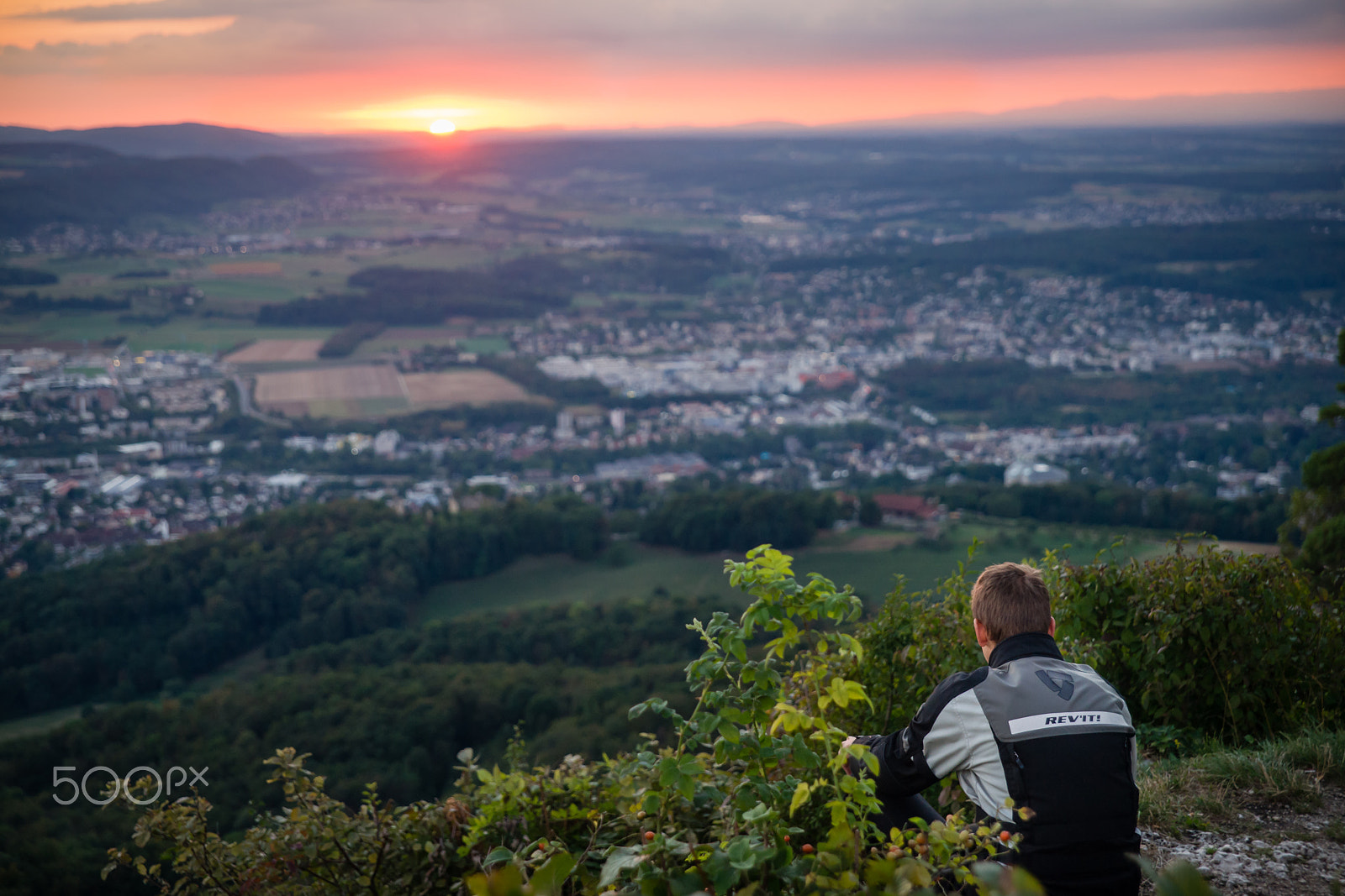 Sony Alpha DSLR-A850 + 24-70mm F2.8 sample photo. Sunset schartenfluh photography