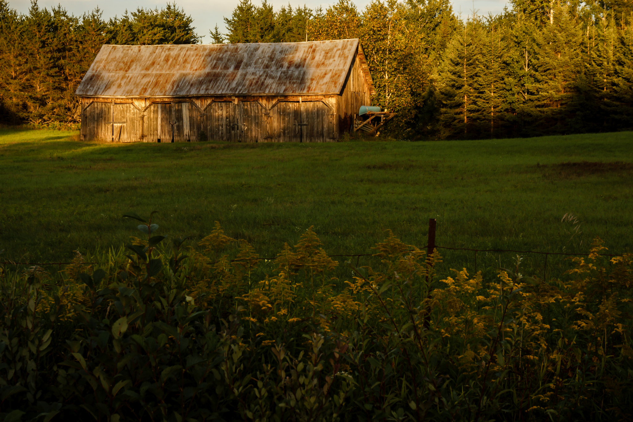 Sony Alpha NEX-7 sample photo. Old barn on lost road photography