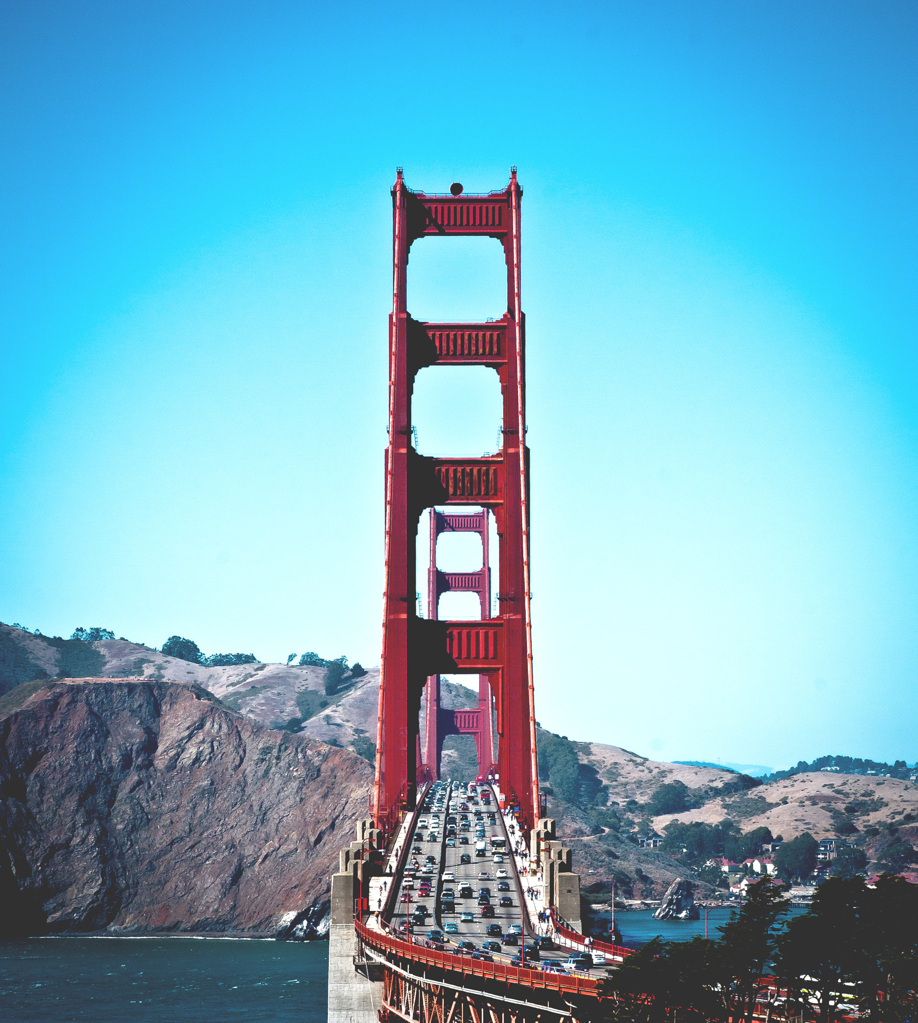 Canon EF 28-135mm F3.5-5.6 IS USM sample photo. Golden gate bridge photography
