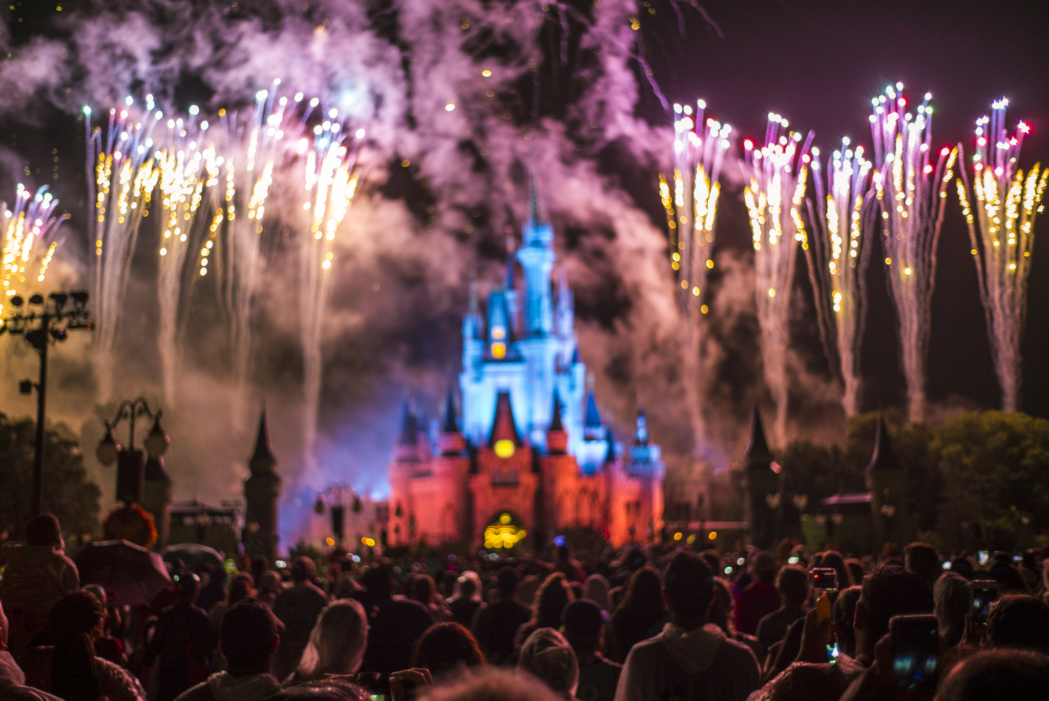Summicron-M 1:2/35 sample photo. Fireworks in magic kindom photography