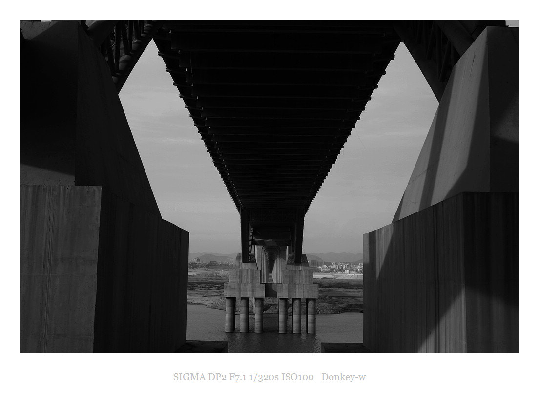 Sigma DP2 sample photo. Hanjiang  bridge photography