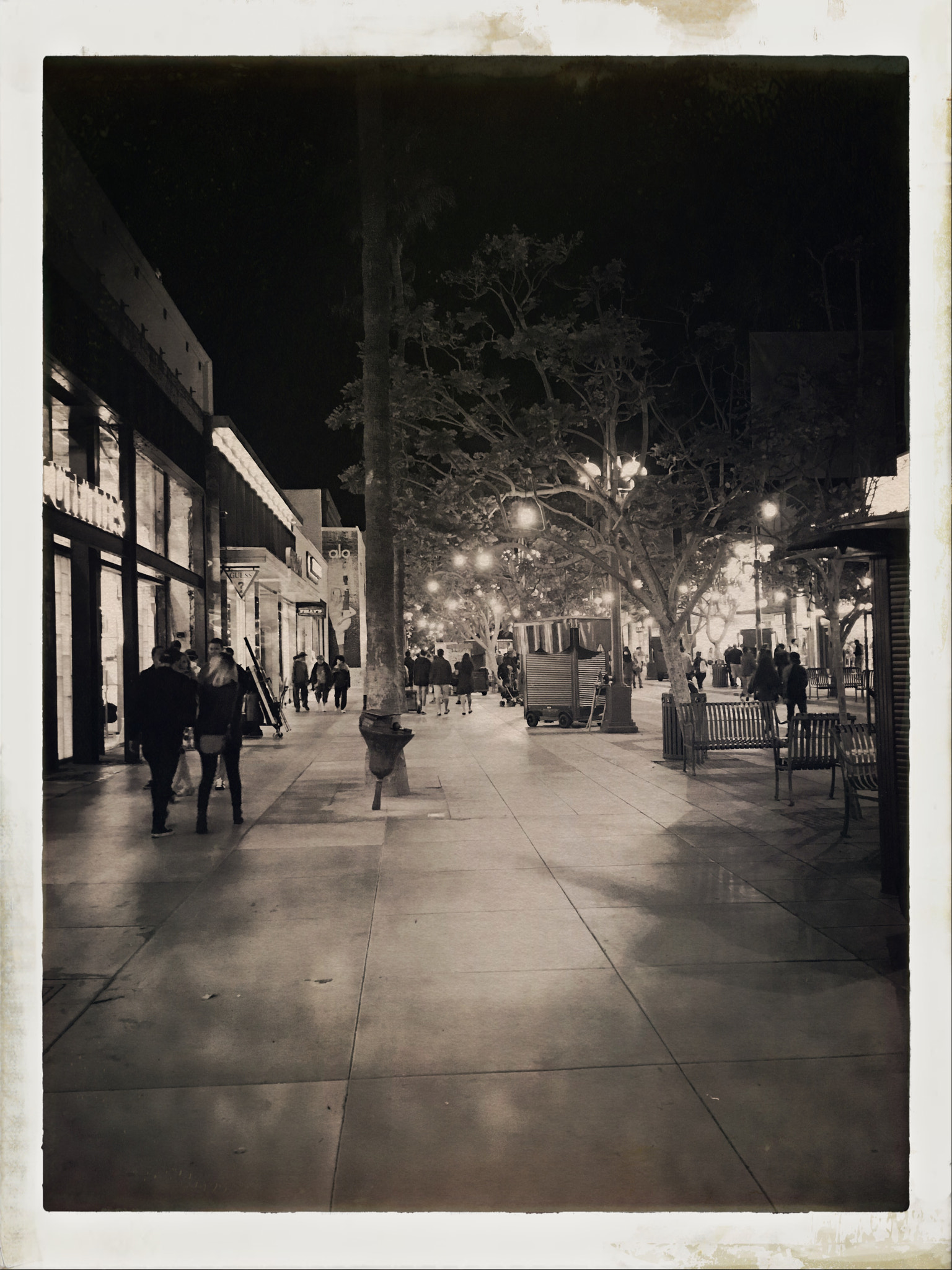 Hipstamatic 314 sample photo. Third street promenade. santa monica, california photography