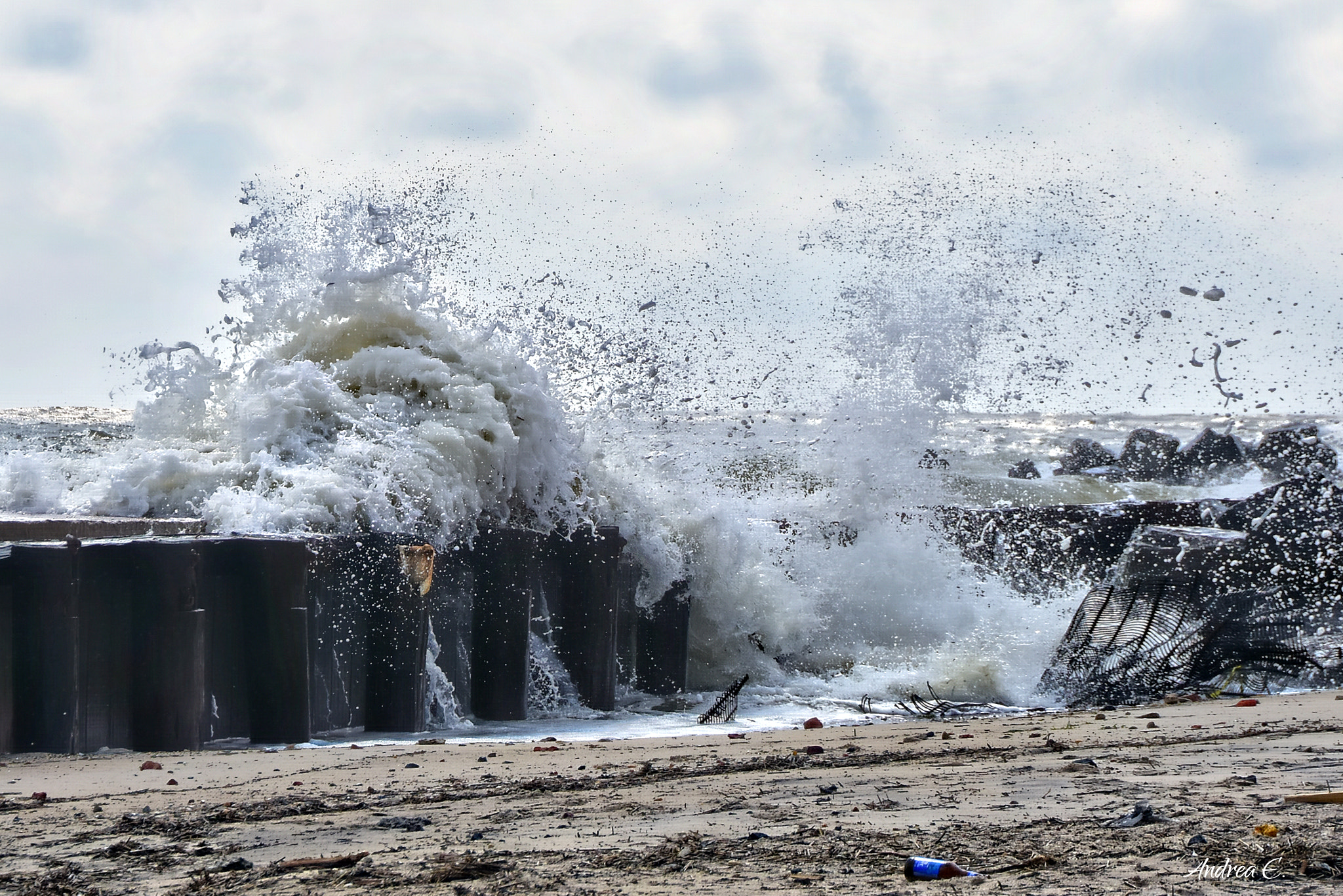 Nikon D7200 + Tamron 18-270mm F3.5-6.3 Di II VC PZD sample photo. One more crashing wave (well maybe) photography